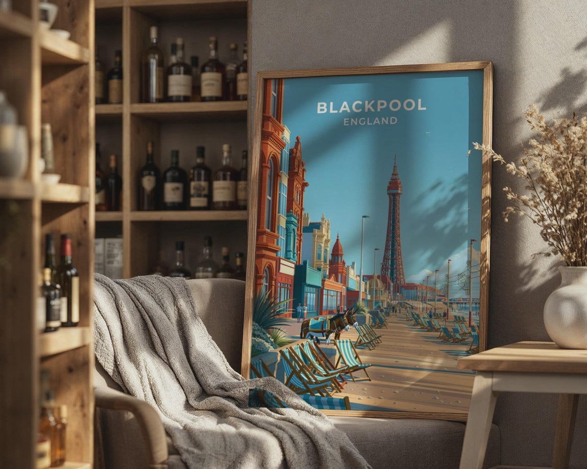 Blackpool Poster - WanderWall