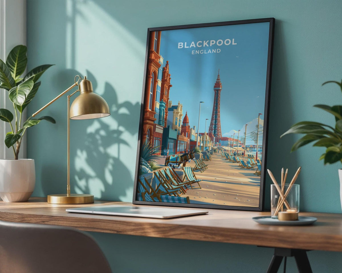 Blackpool Poster - WanderWall