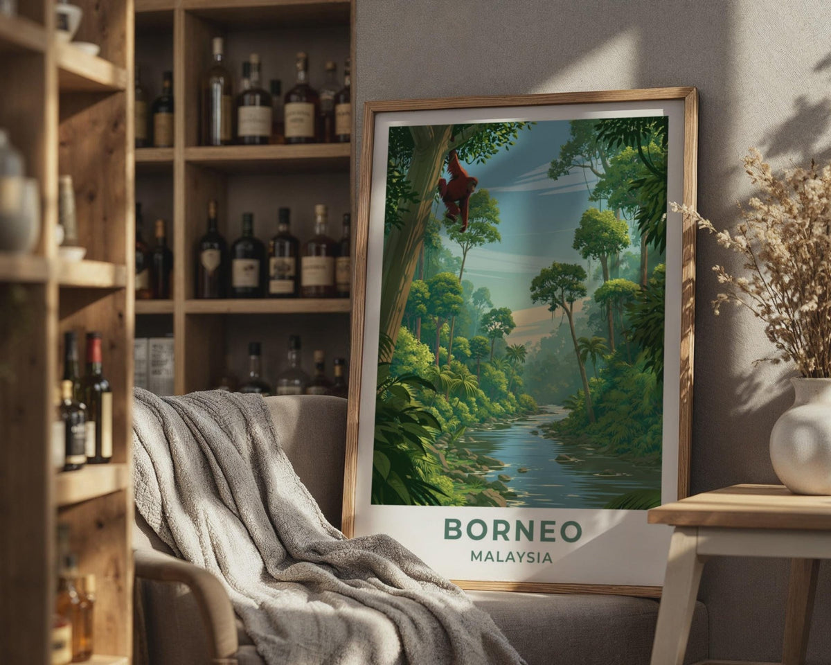 Borneo Poster - WanderWall
