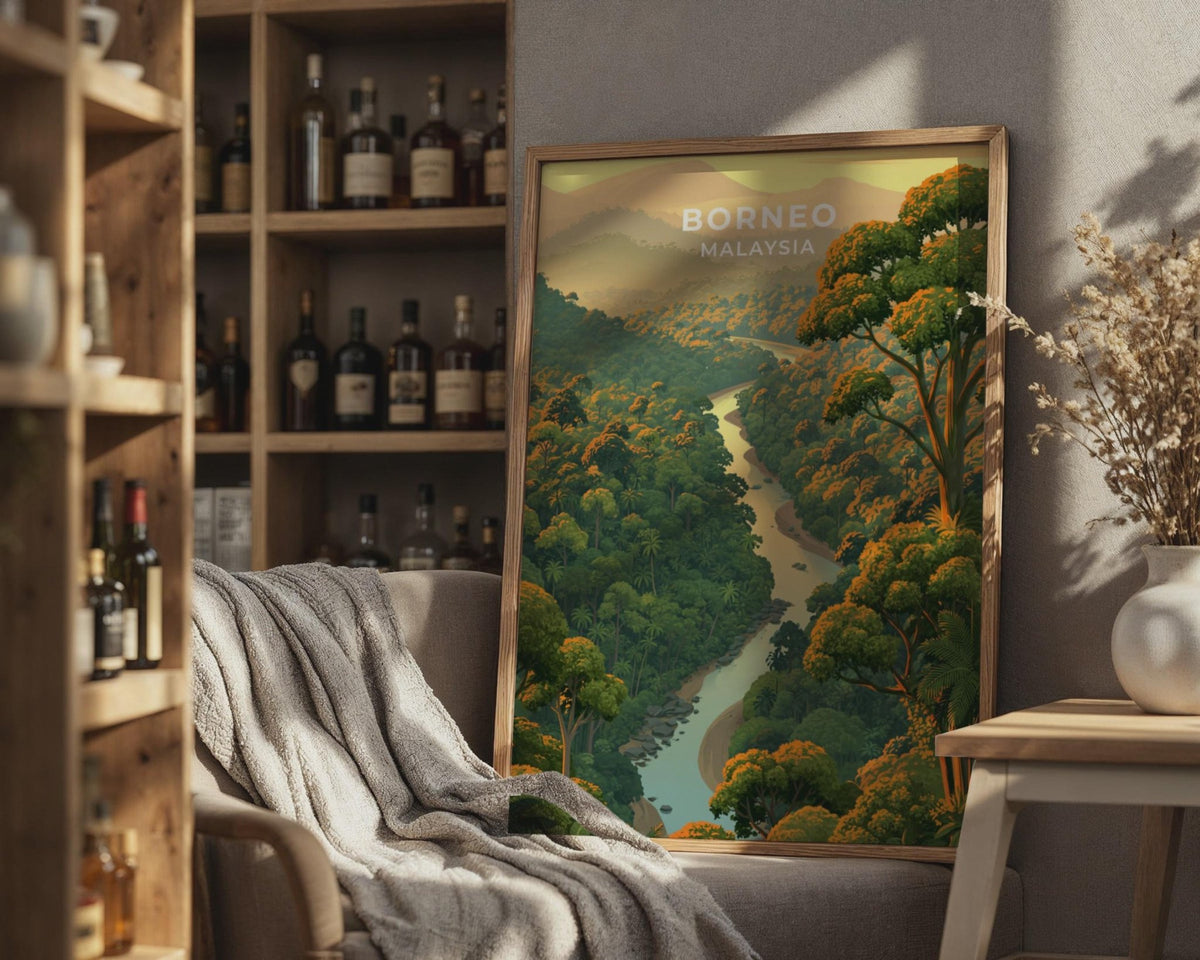 Borneo Poster - WanderWall