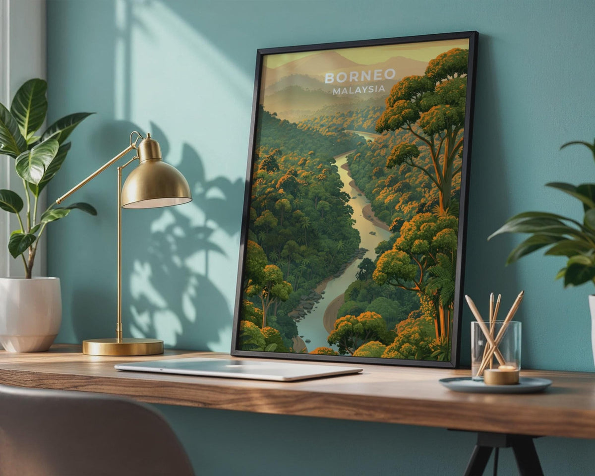 Borneo Poster - WanderWall