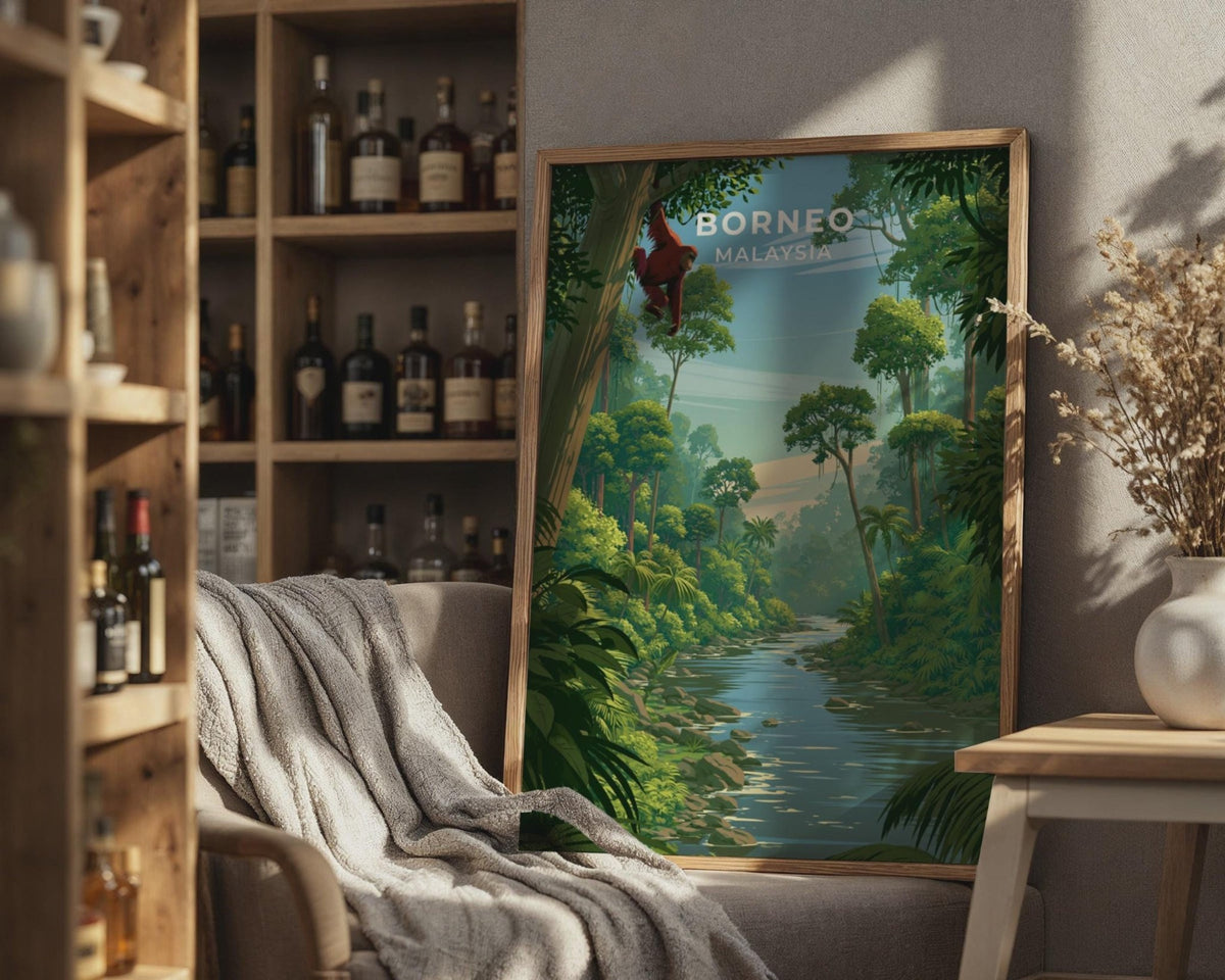 Borneo Poster - WanderWall