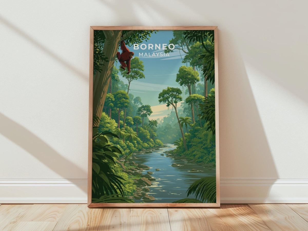 Borneo Poster - WanderWall