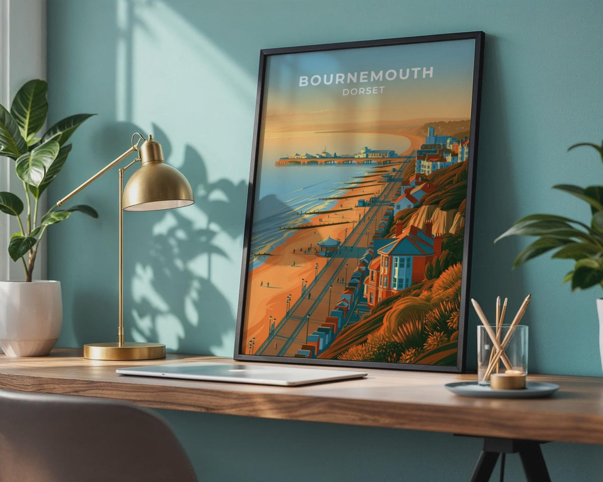 Bournemouth Poster - WanderWall