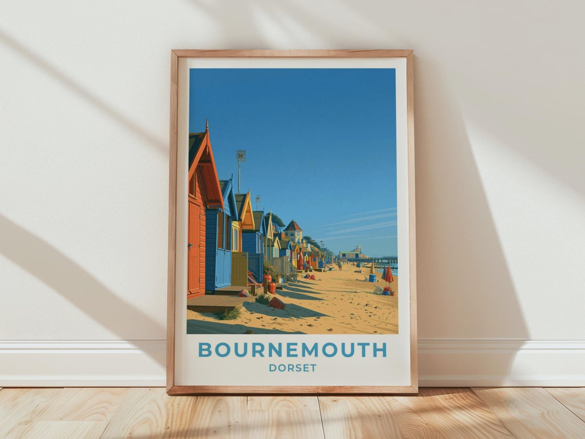 Bournemouth Poster - WanderWall