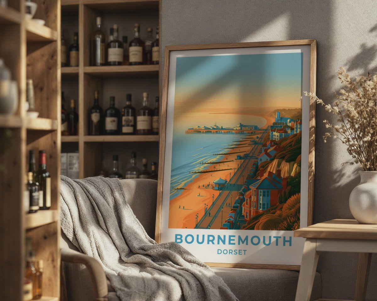 Bournemouth Poster - WanderWall