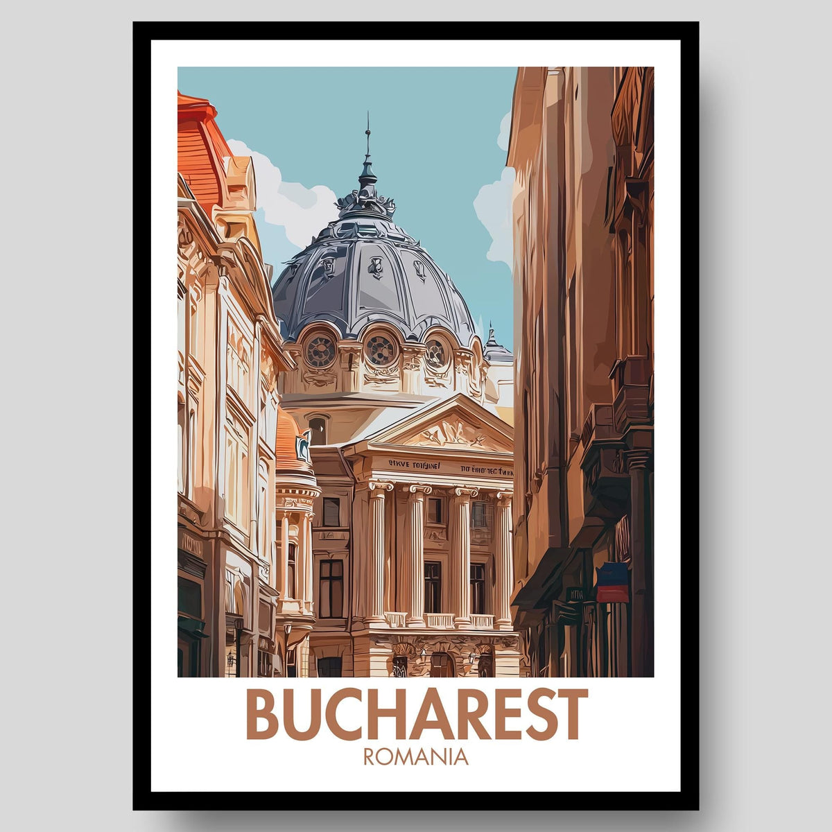Bucharest Poster - WanderWall
