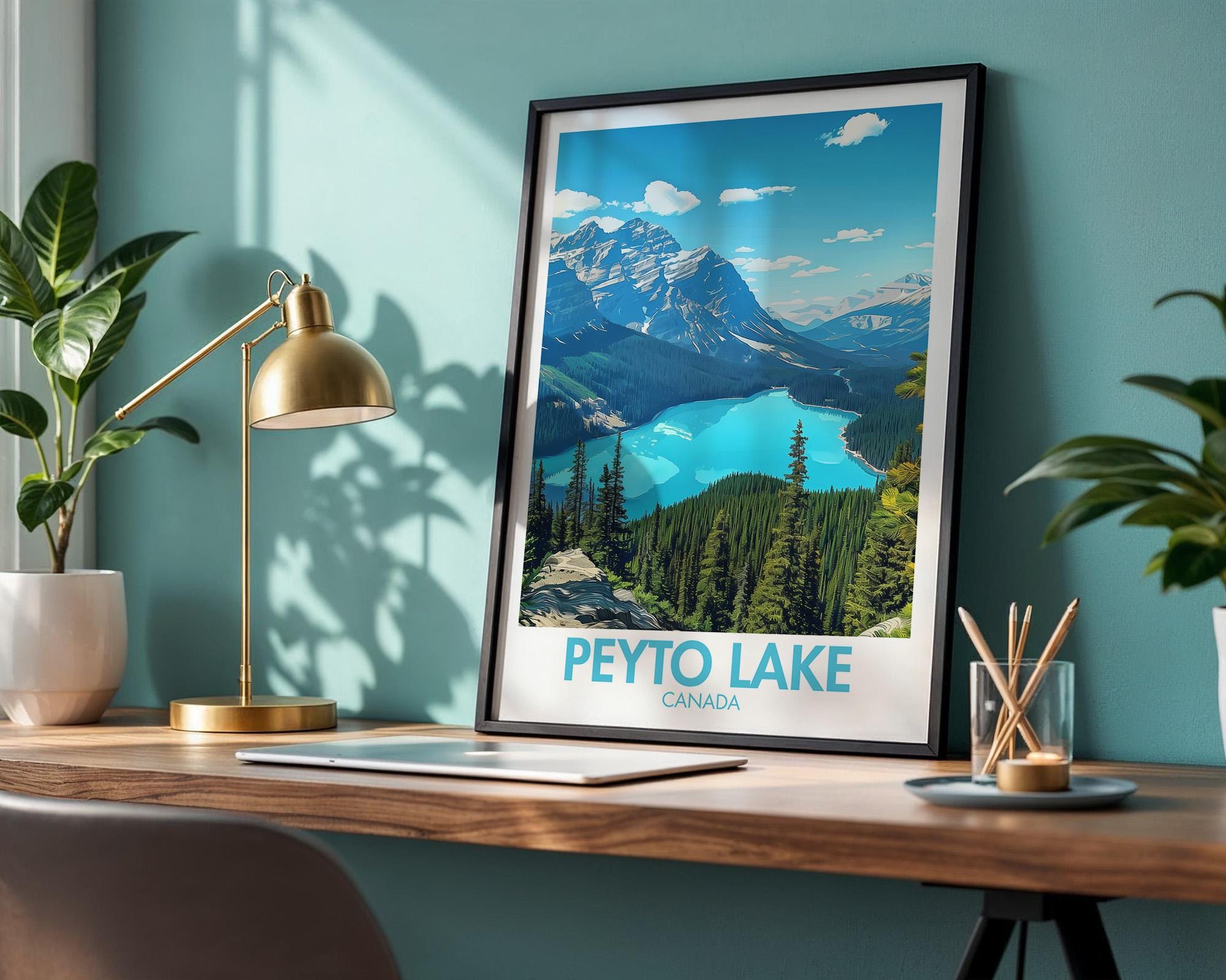 Peyto Lake Poster