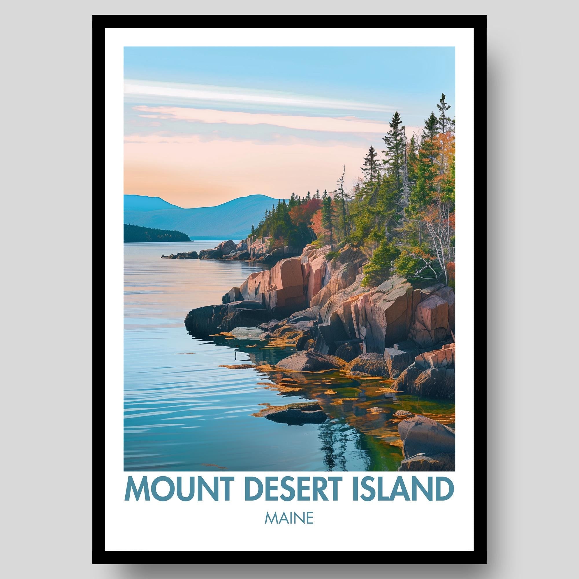 Mount Desert Island Poster