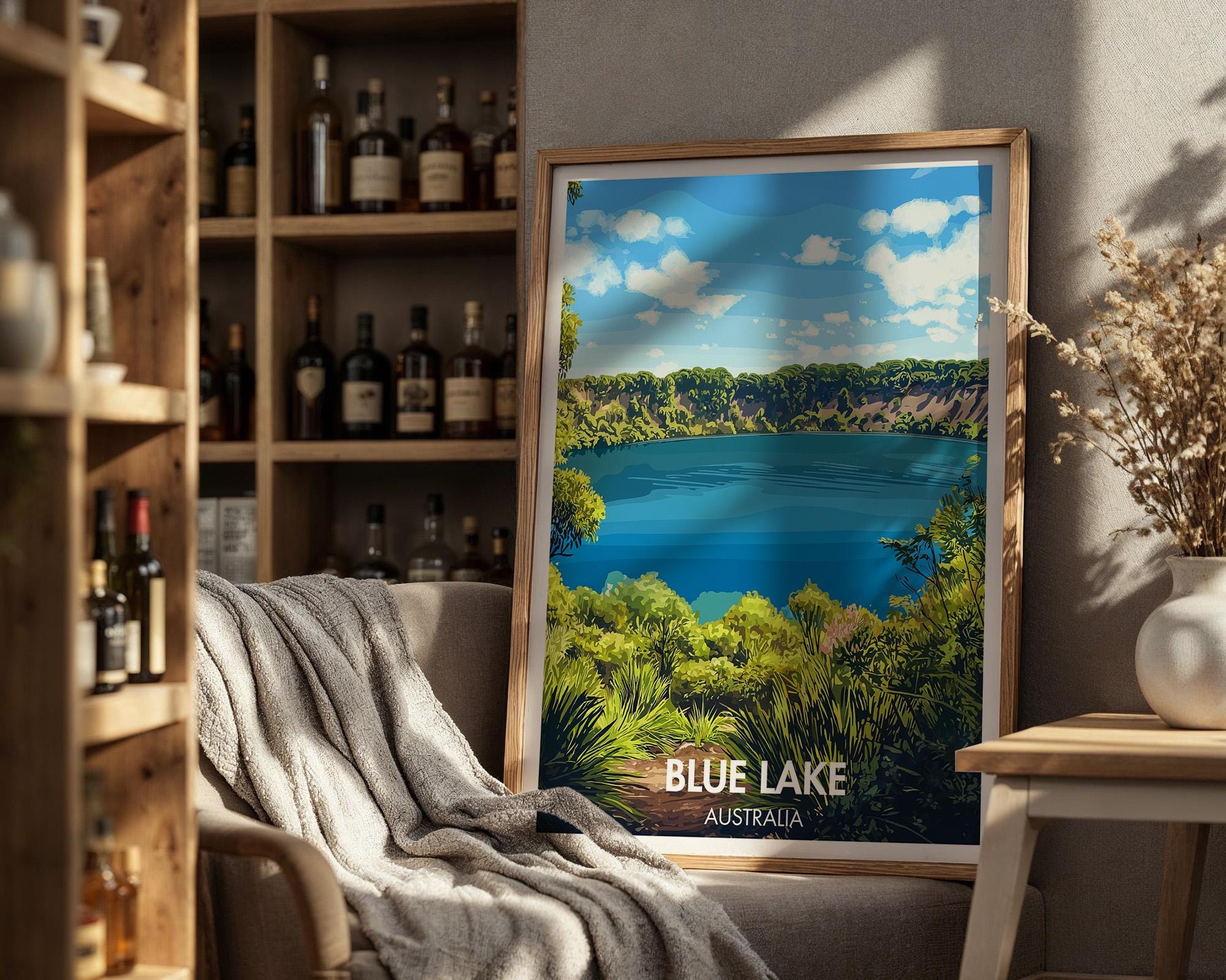 Blue Lake Poster