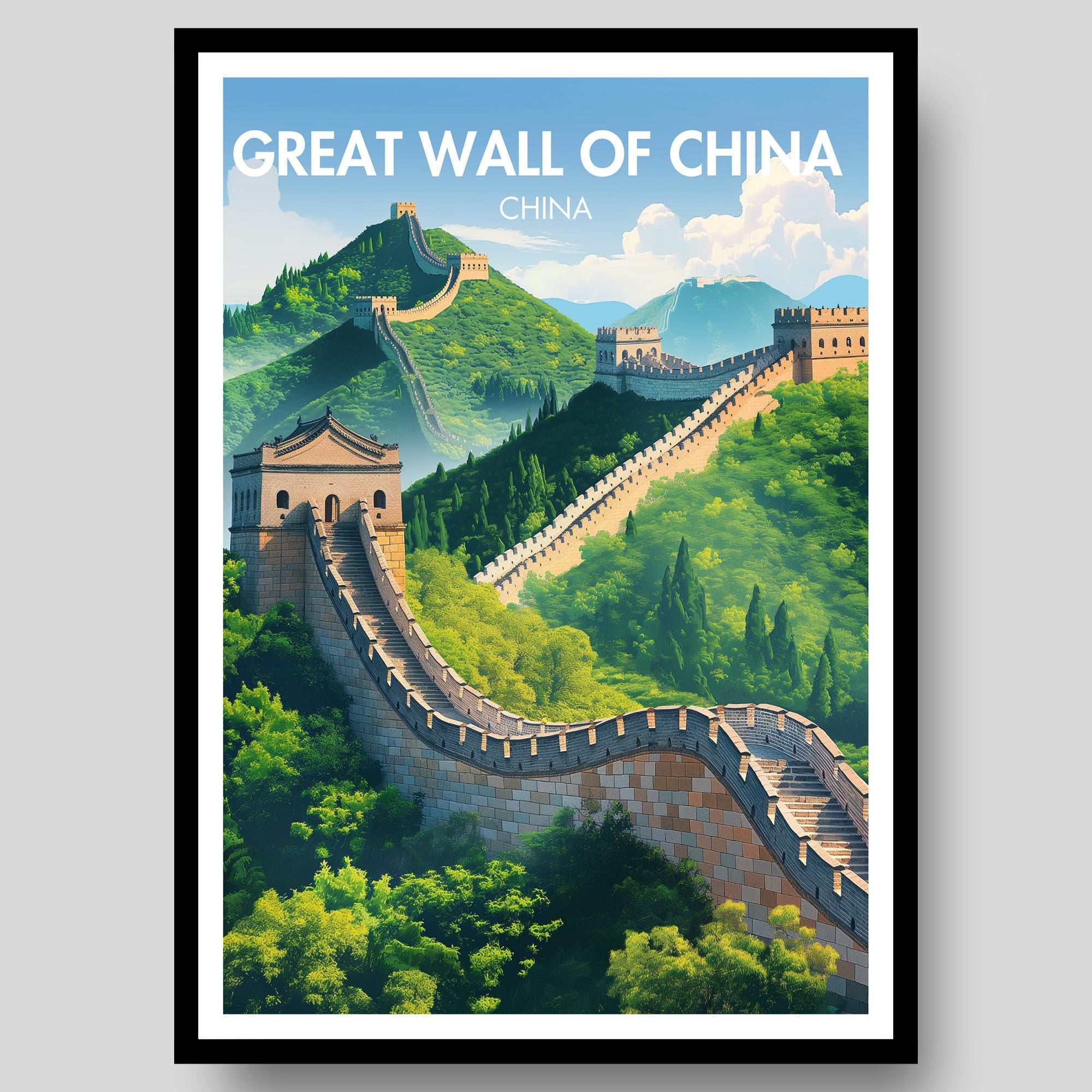 Great Wall Of China Poster