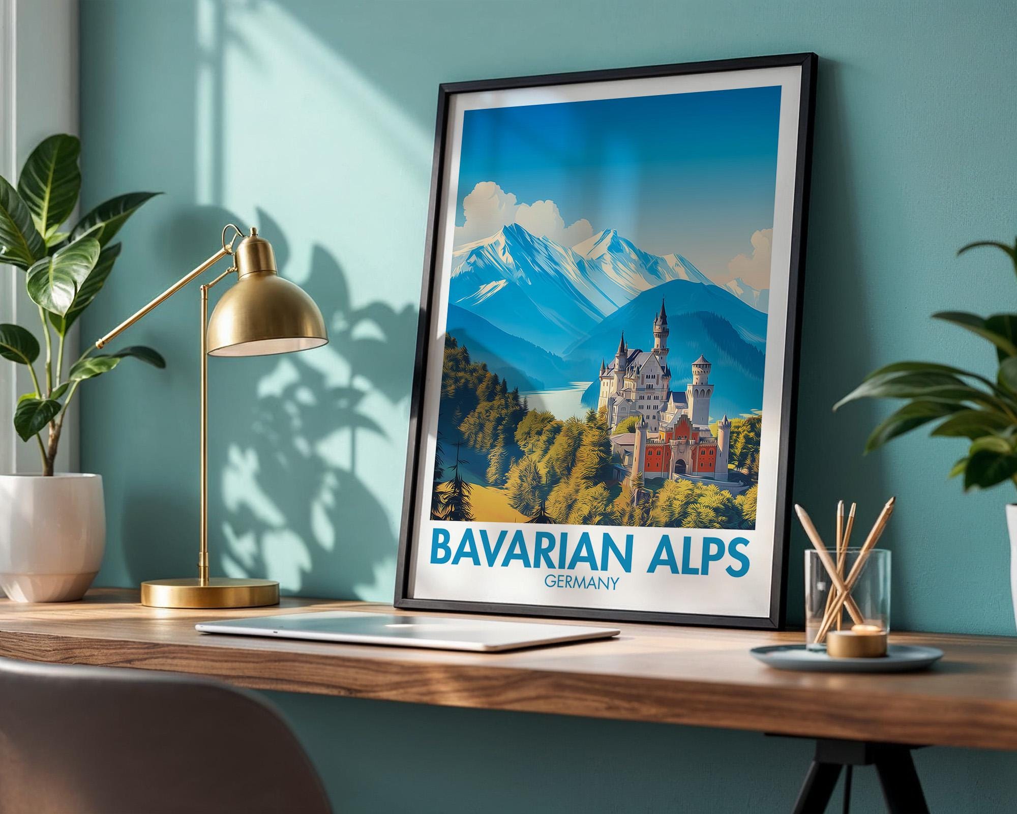 Bavarian Alps Poster