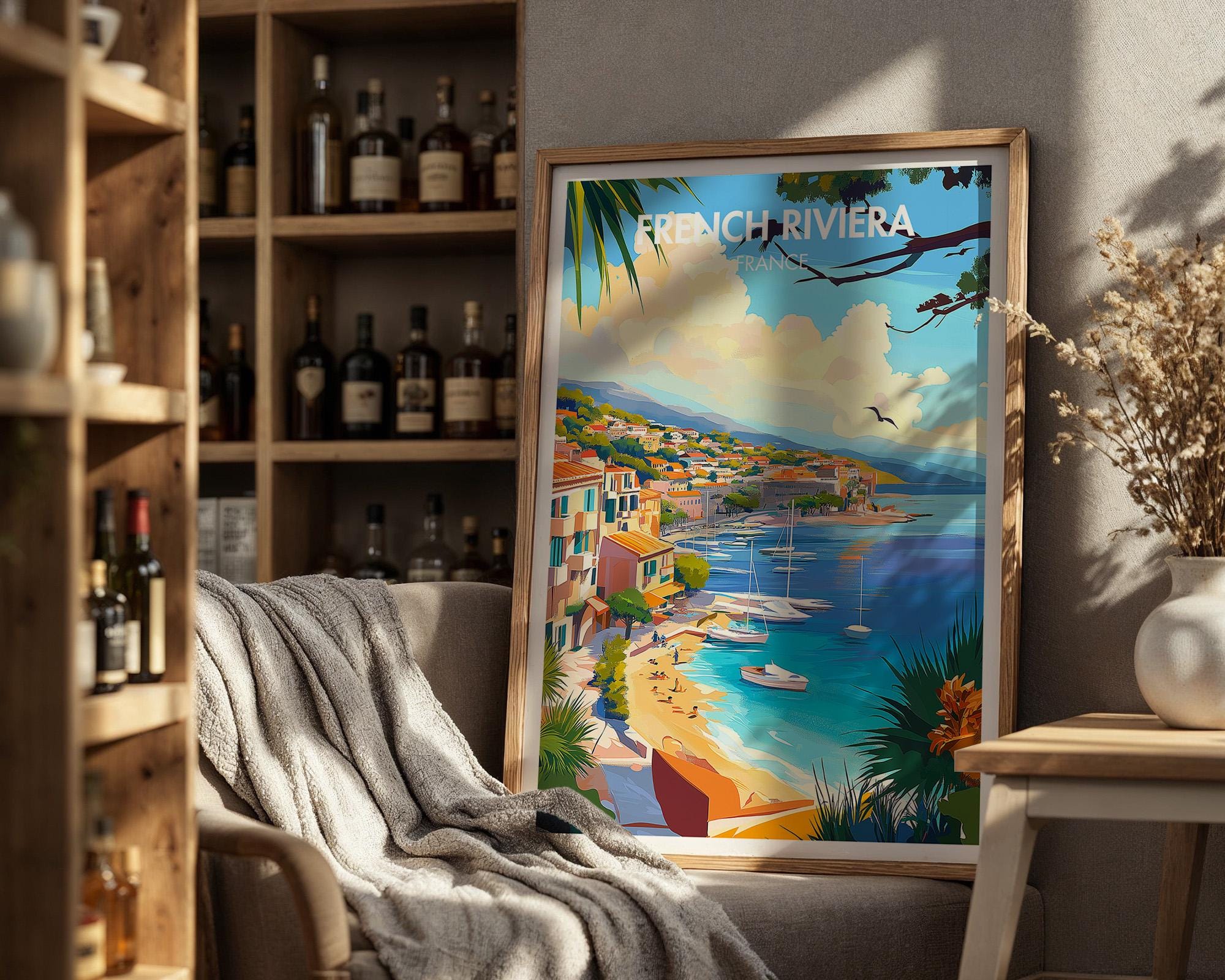 French Riviera Poster