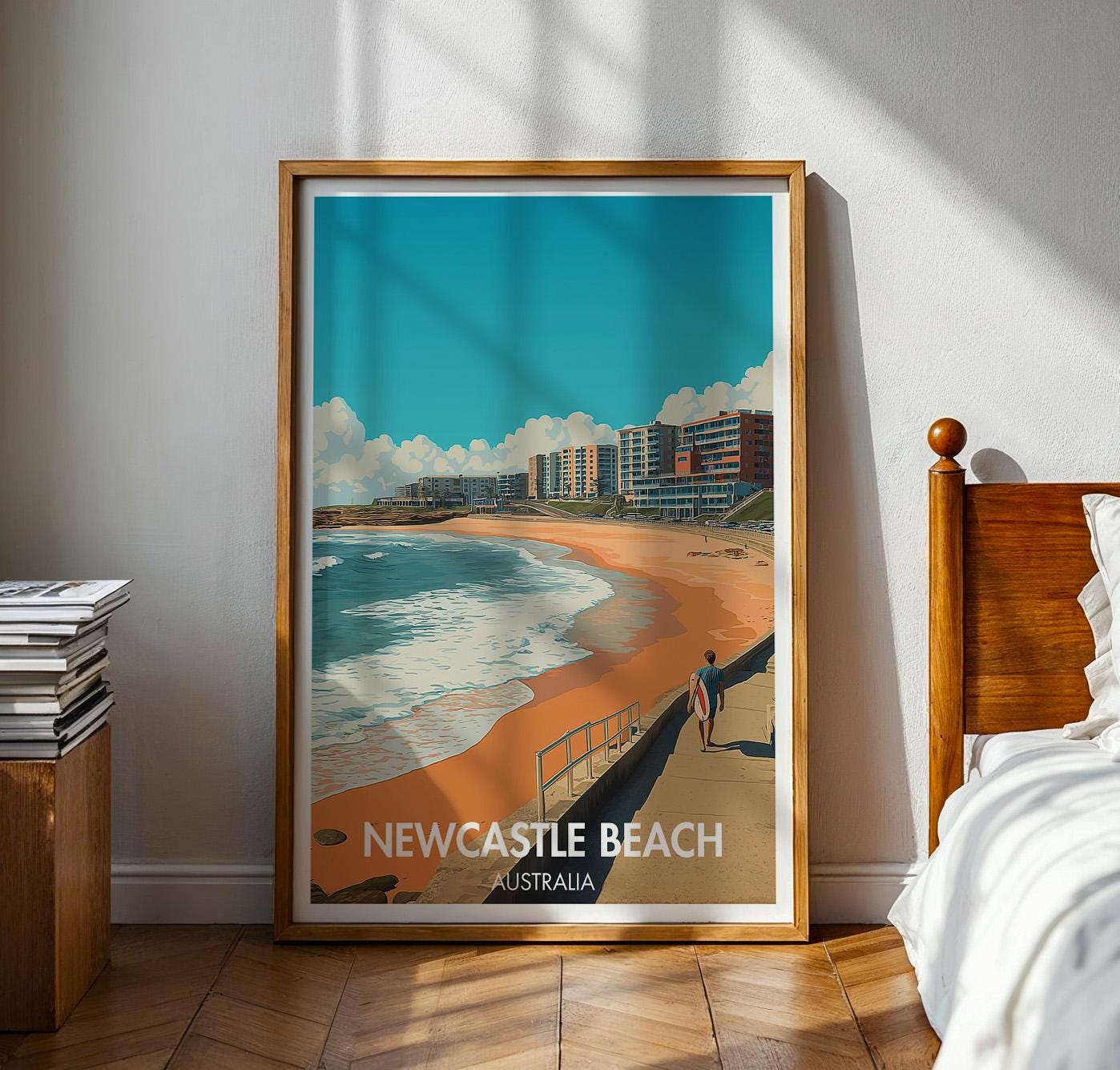 Newcastle Beach Poster