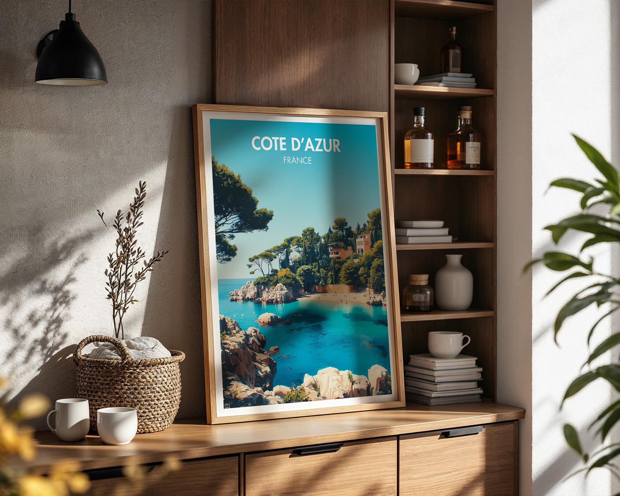 C��te d���Azur Poster