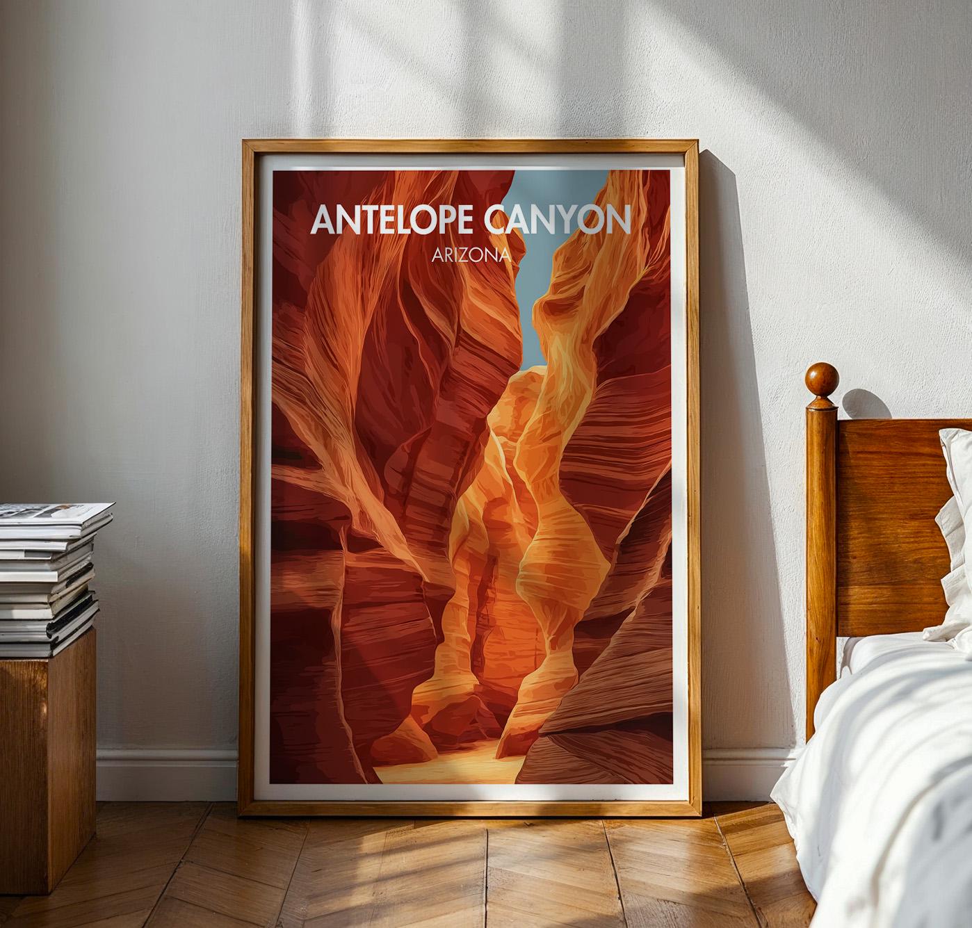 Antelope Canyon Poster