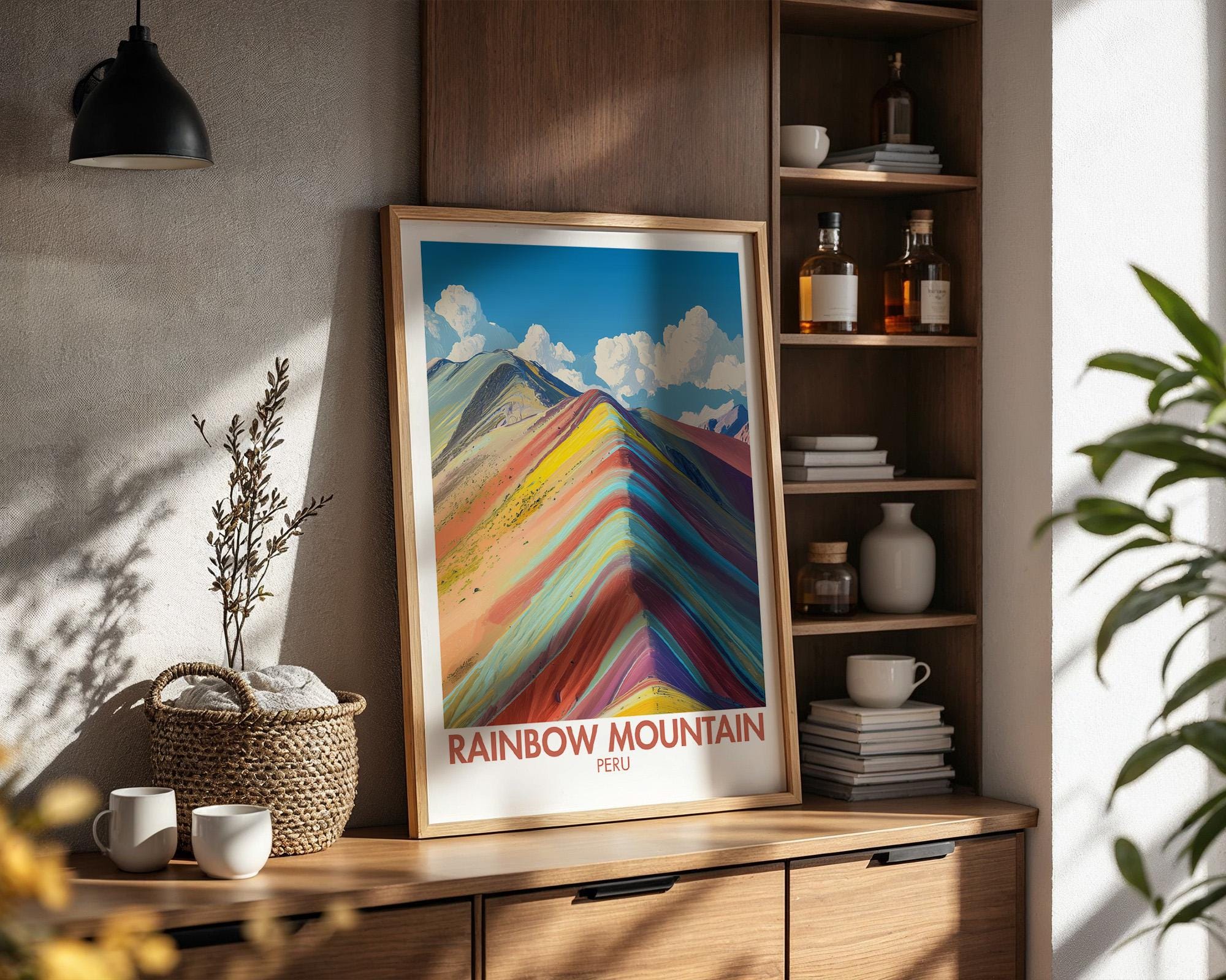 Rainbow Mountain Poster