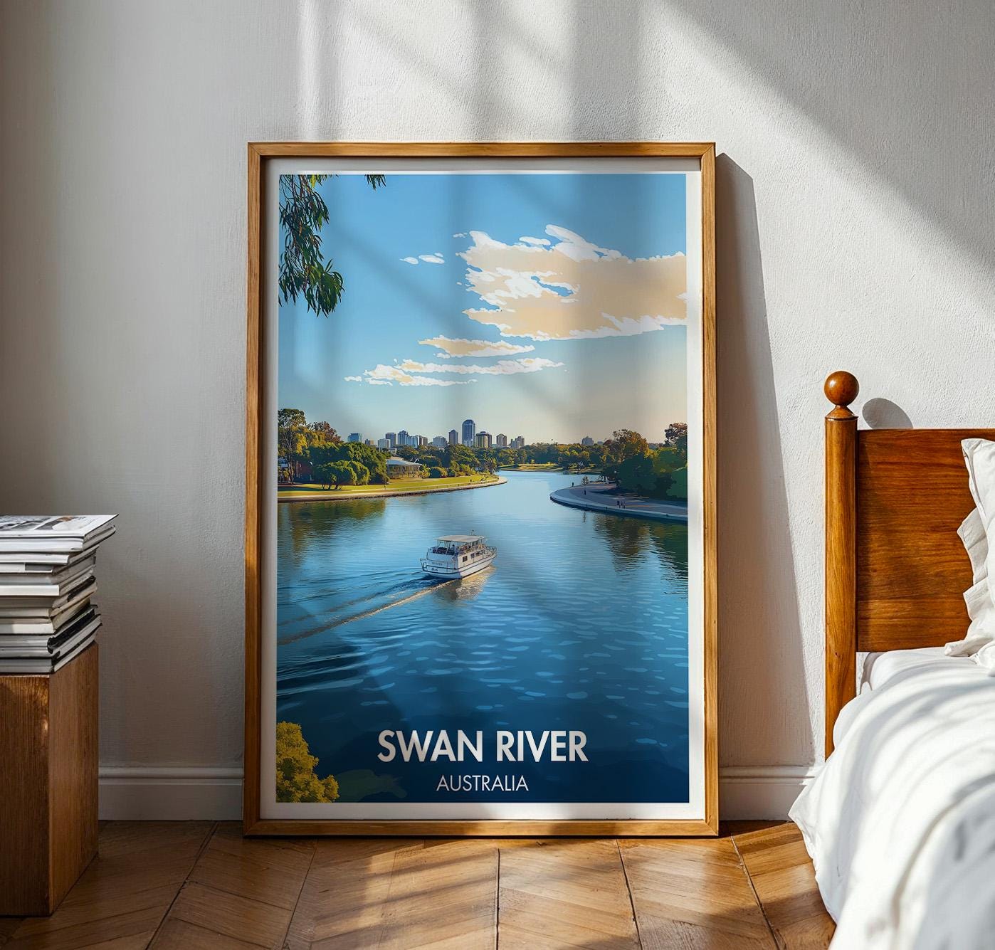 Swan River Poster