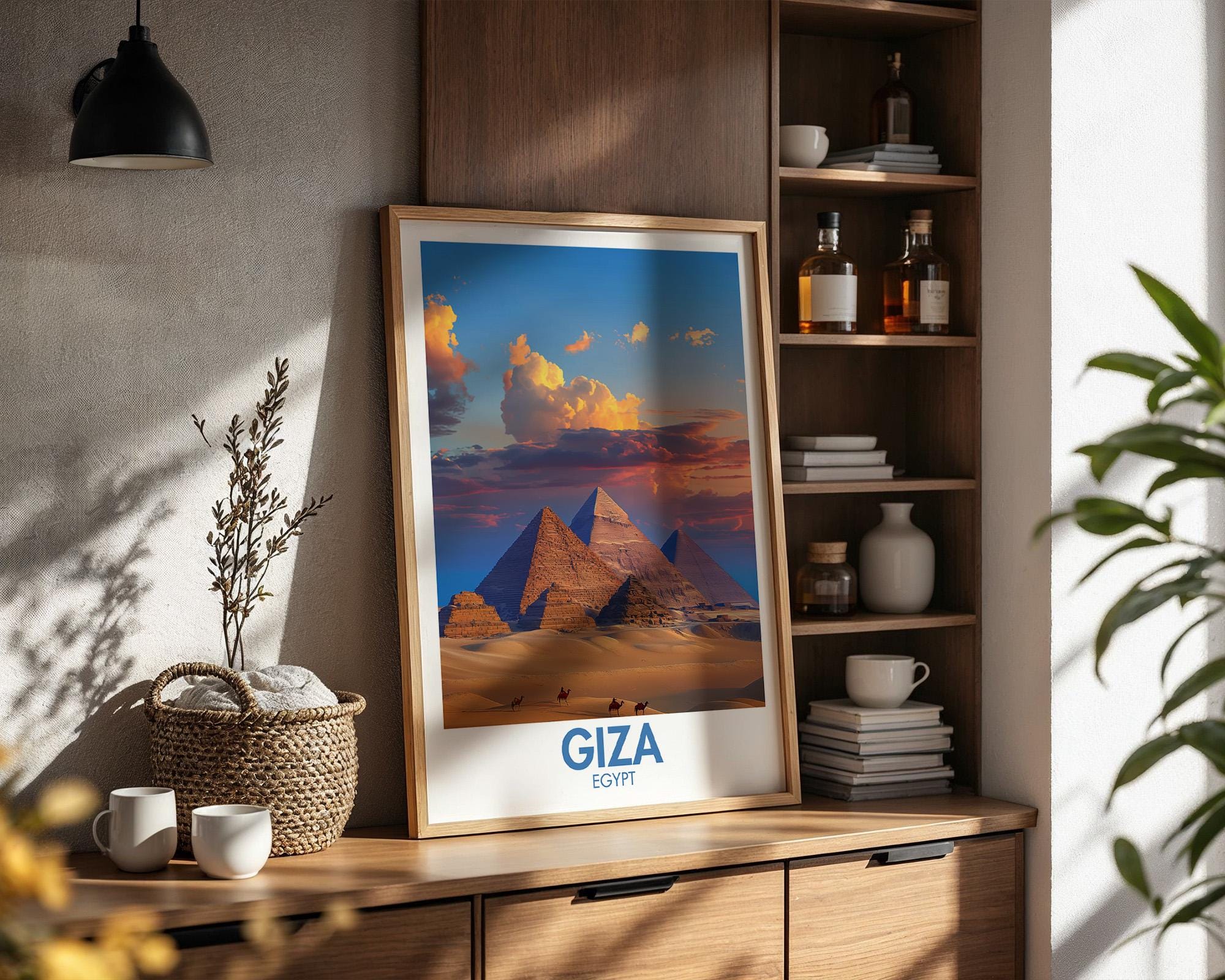 Giza Pyramids Poster