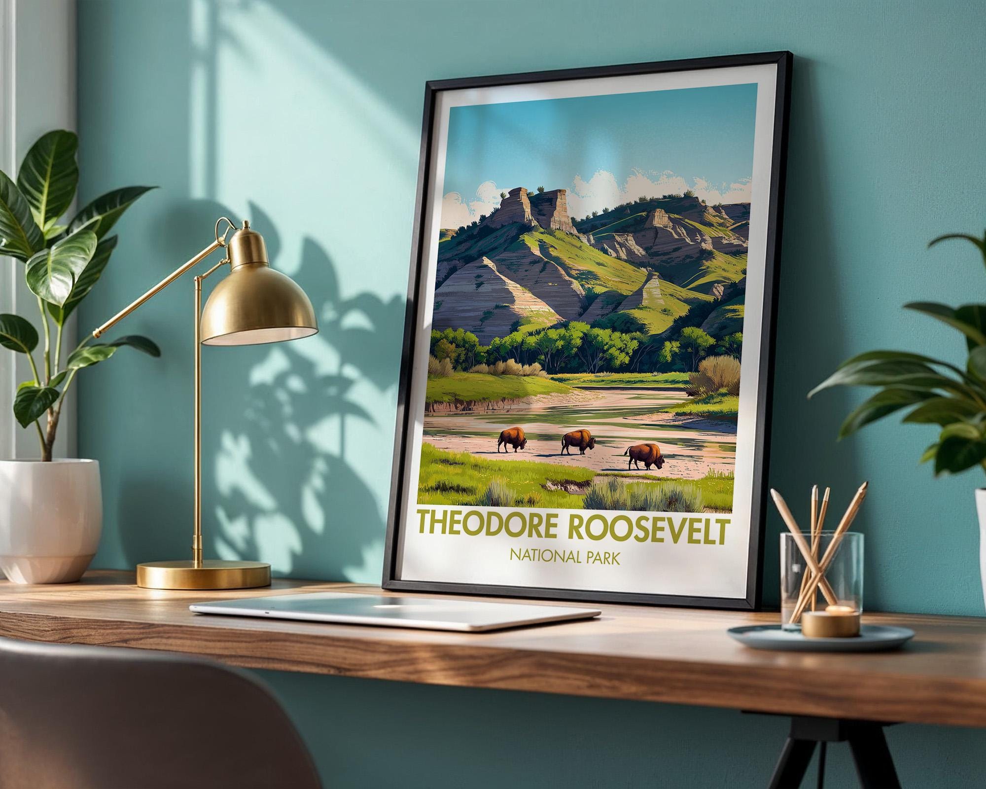 Theodore Roosevelt National Park Poster