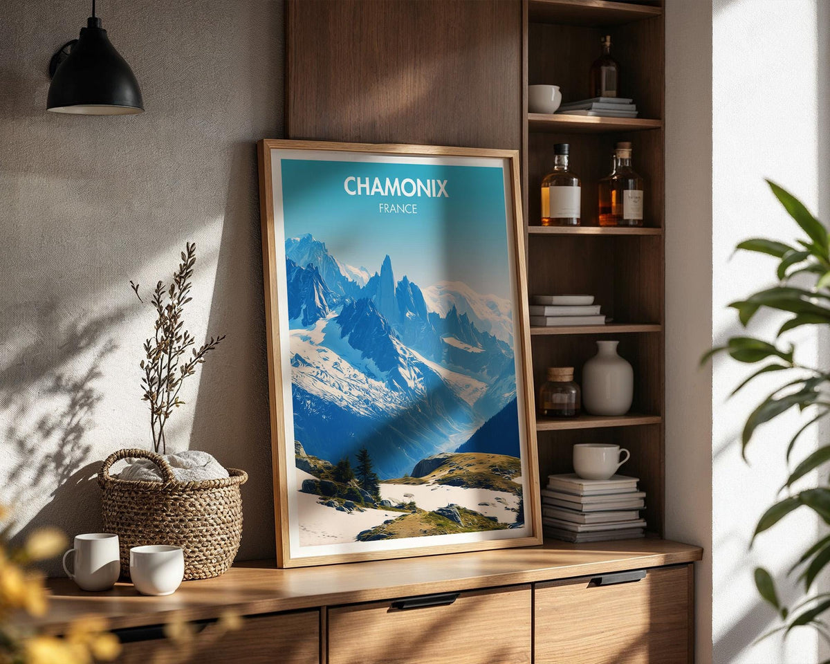 Chamonix Poster - WanderWall