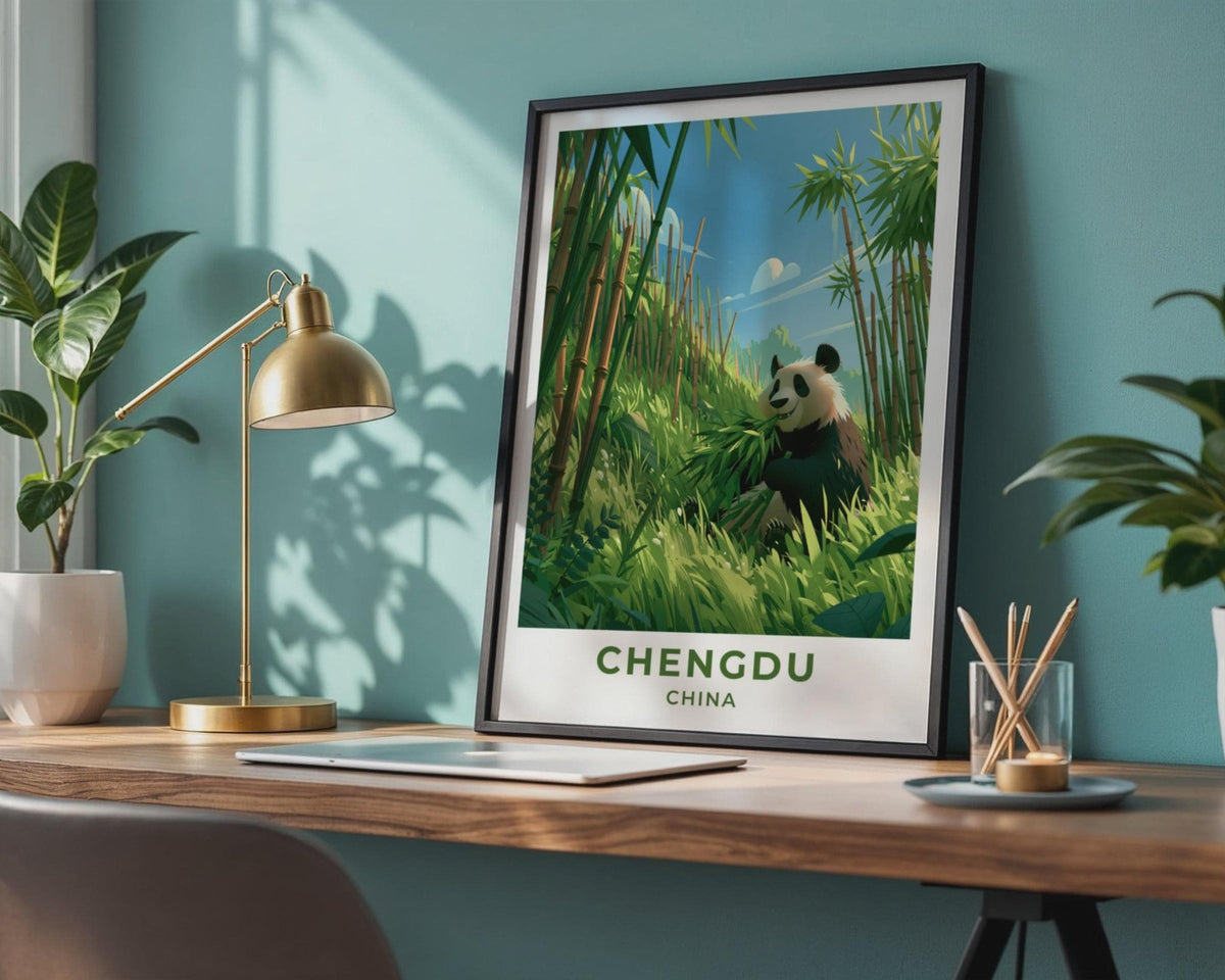 Chengdu Poster - WanderWall
