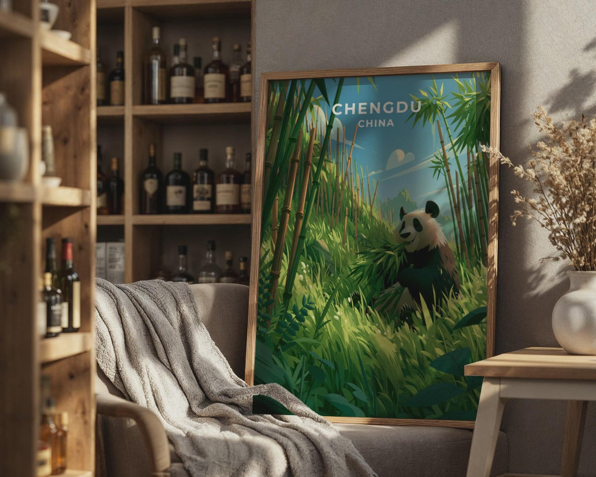 Chengdu Poster - WanderWall