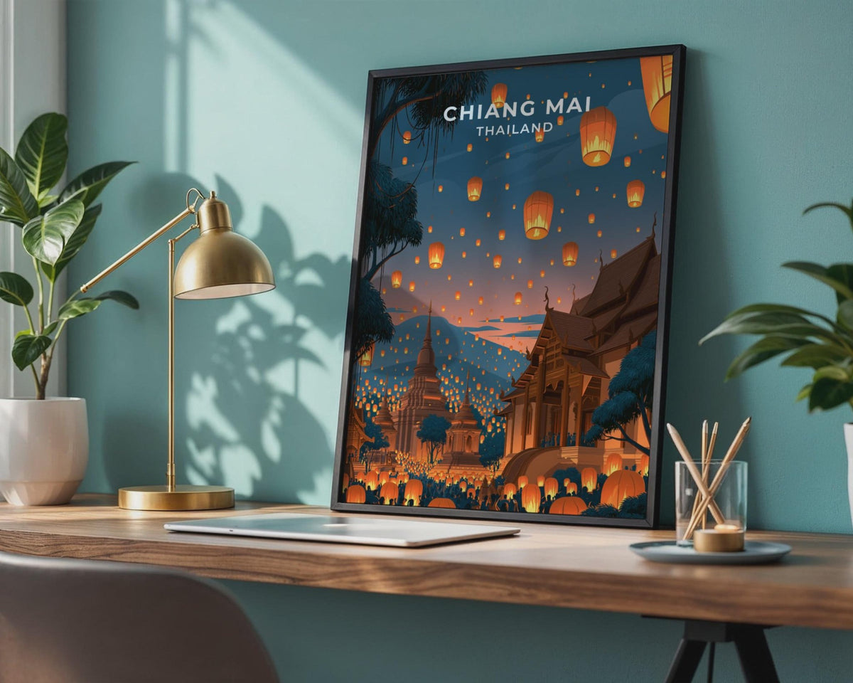 Chiang Mai Poster - WanderWall