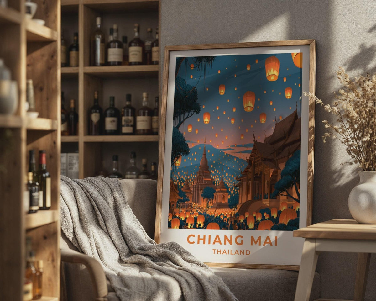 Chiang Mai Poster - WanderWall