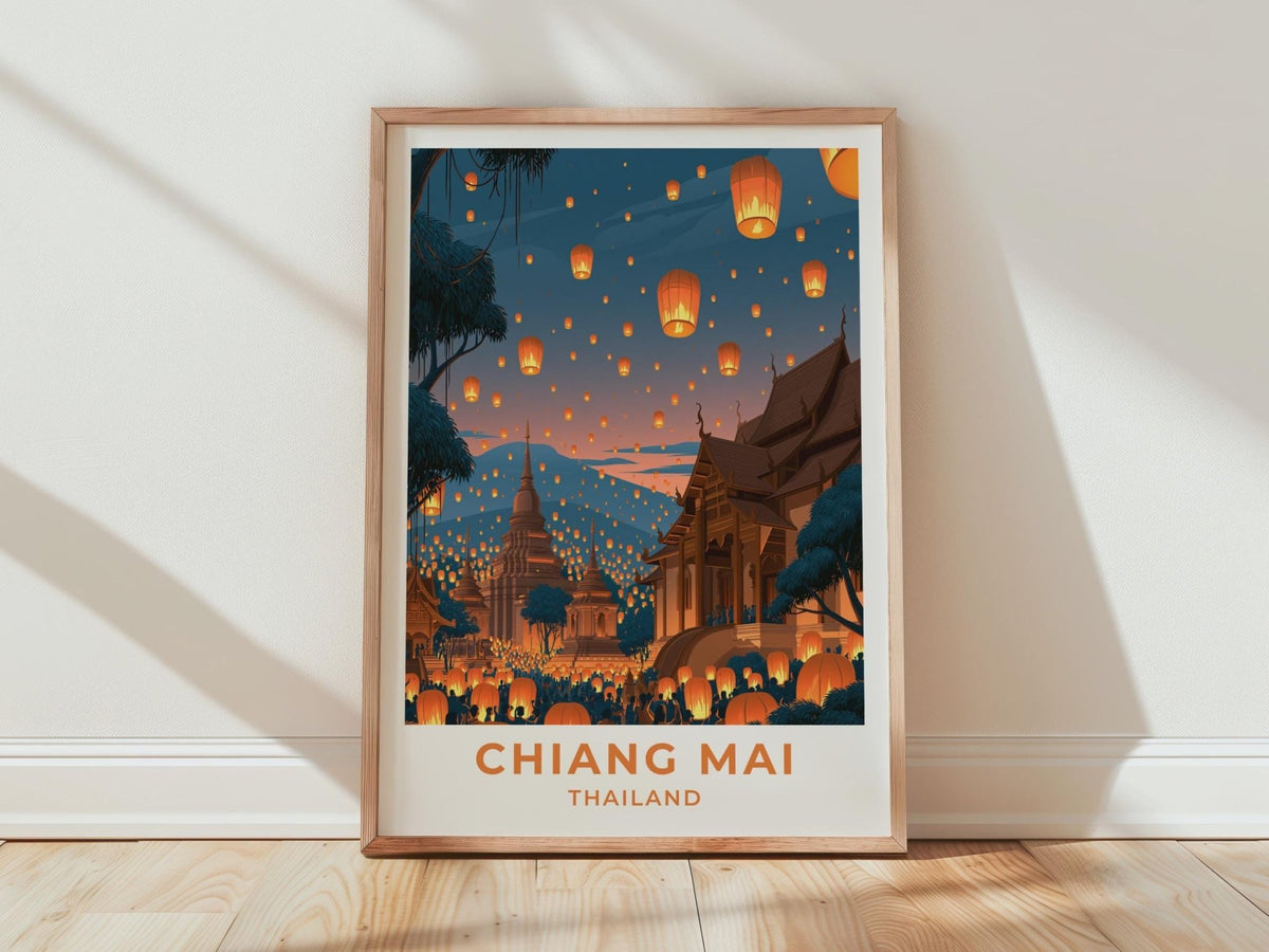 Chiang Mai Poster - WanderWall