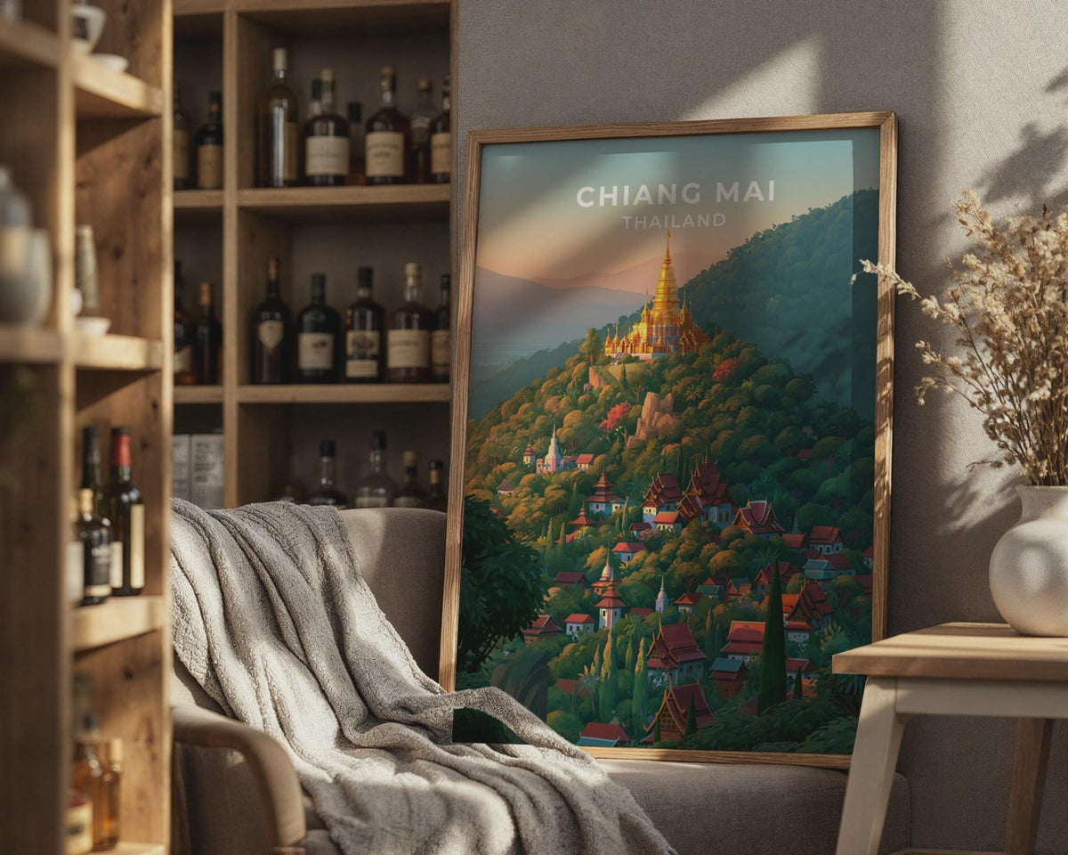 Chiang Mai Poster - WanderWall