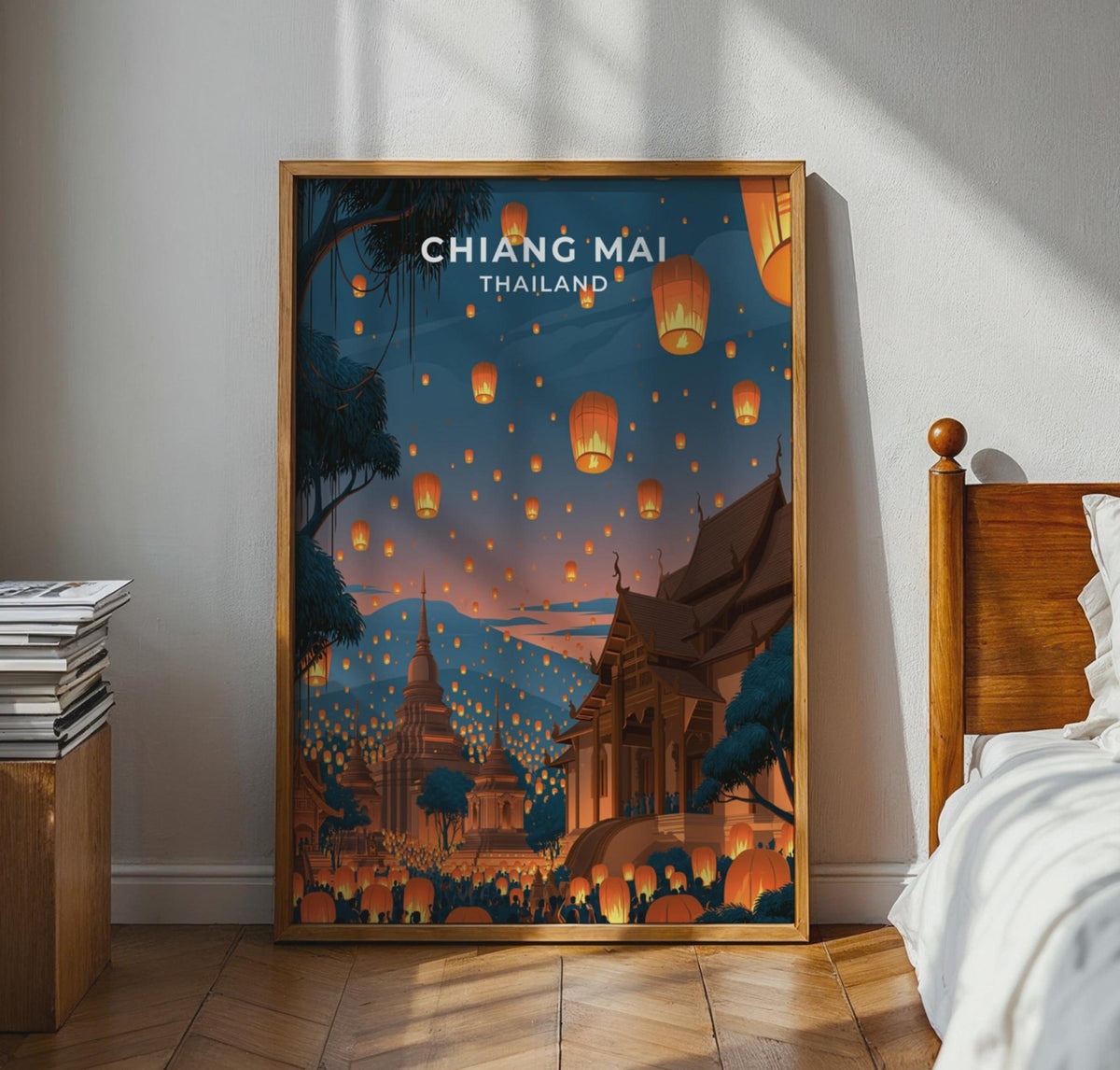 Chiang Mai Poster - WanderWall