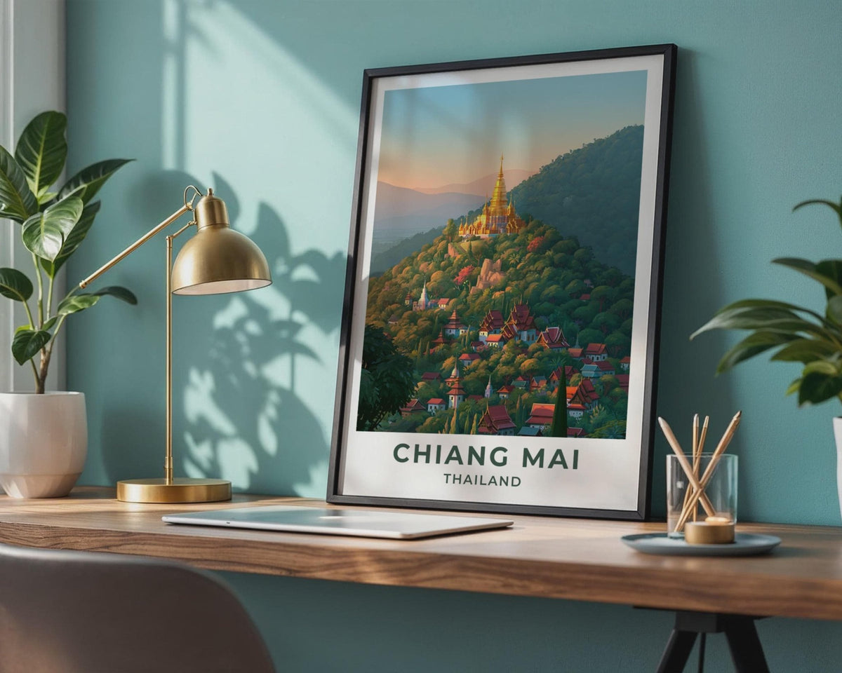 Chiang Mai Poster - WanderWall