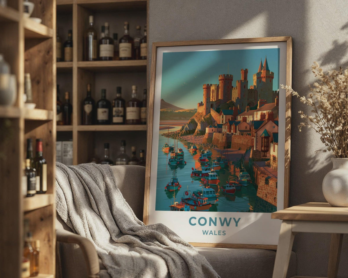 Conwy Castle Poster - WanderWall