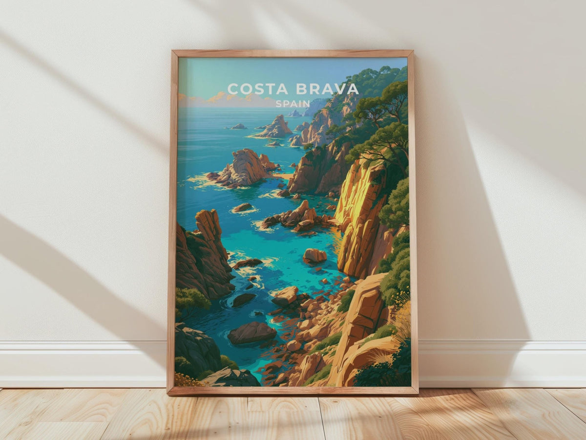 Costa Brava Poster - WanderWall