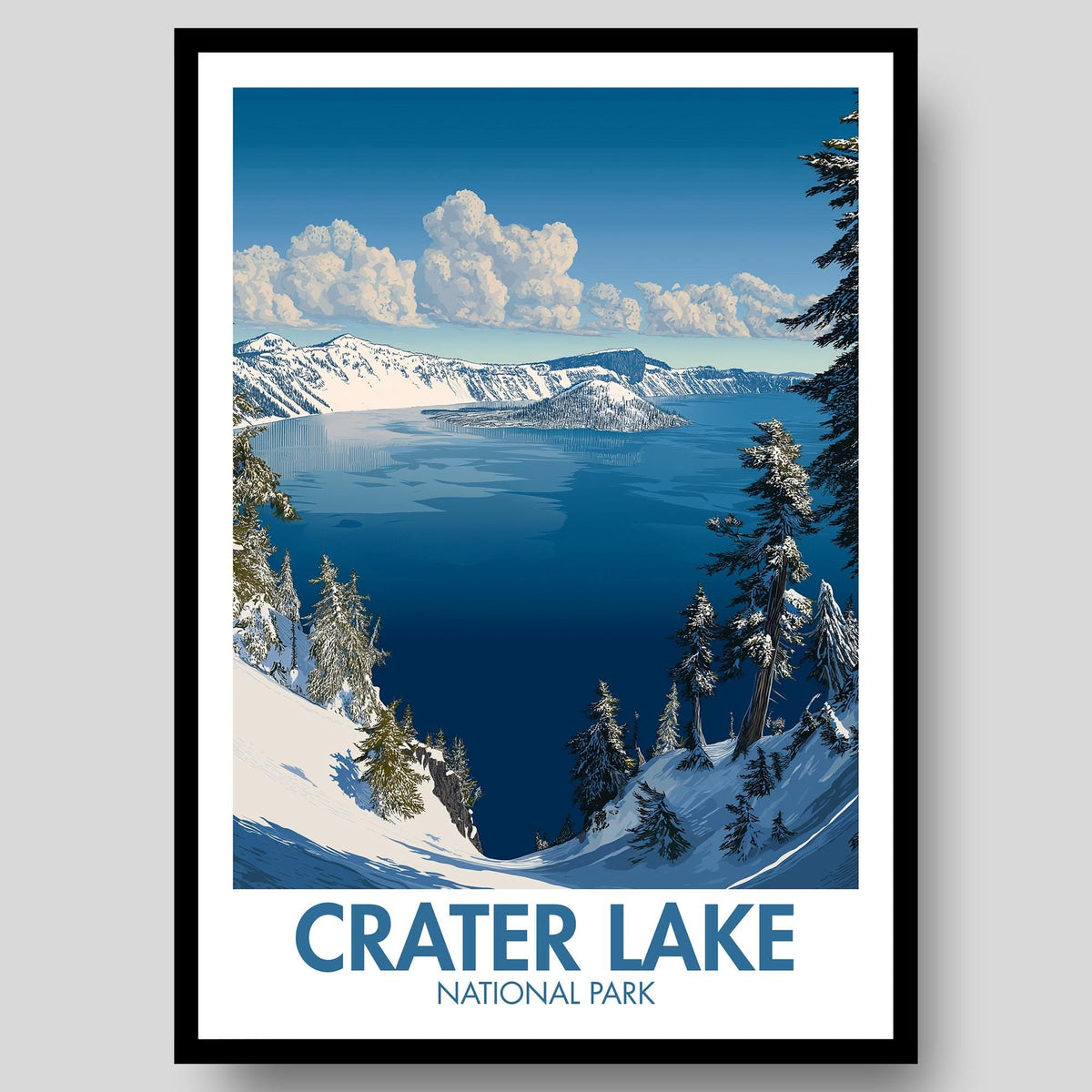 Crater Lake Poster - WanderWall