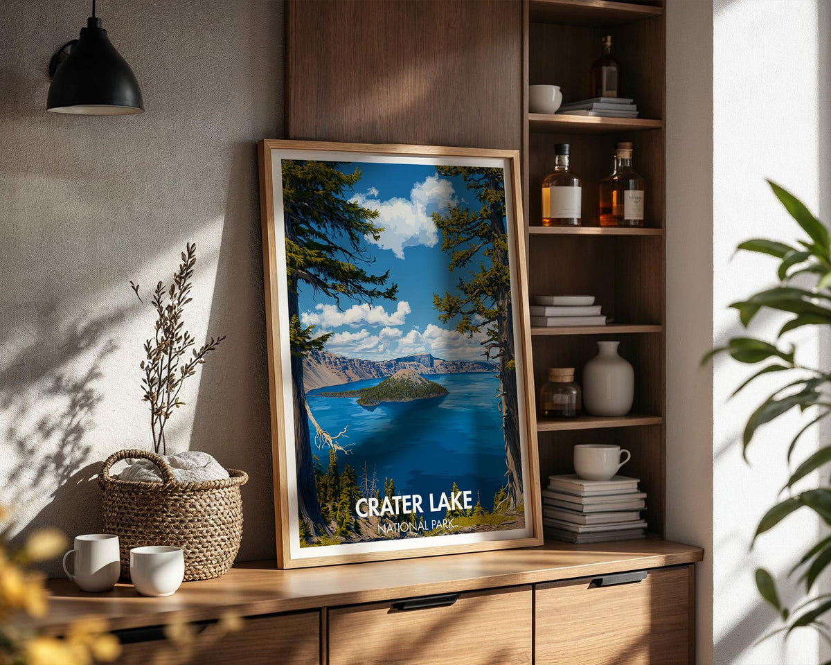 Crater Lake Poster - WanderWall