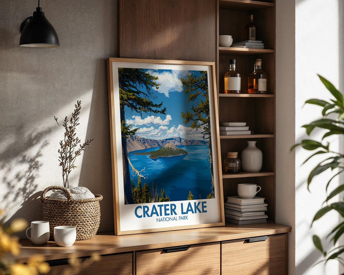 Crater Lake Poster - WanderWall