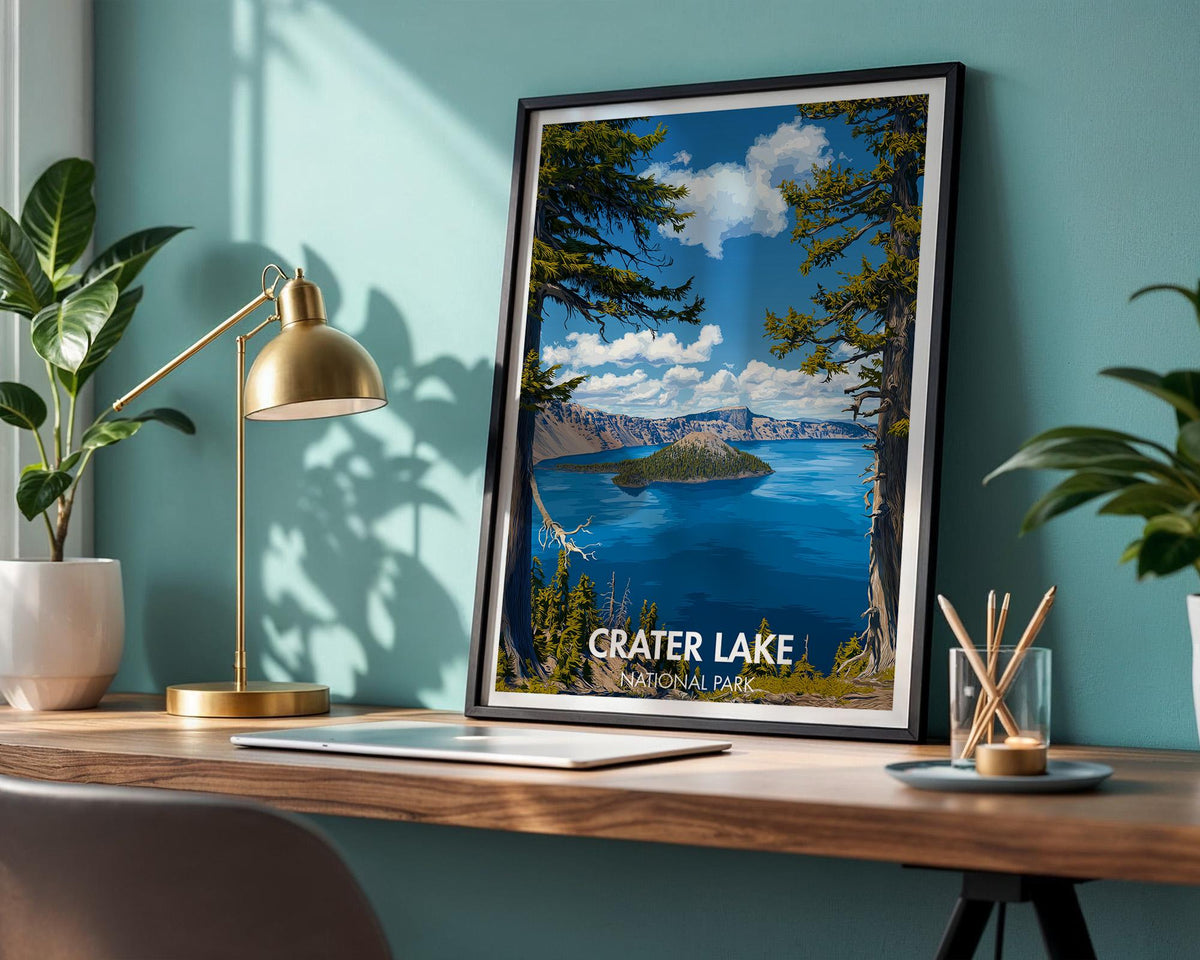 Crater Lake Poster - WanderWall