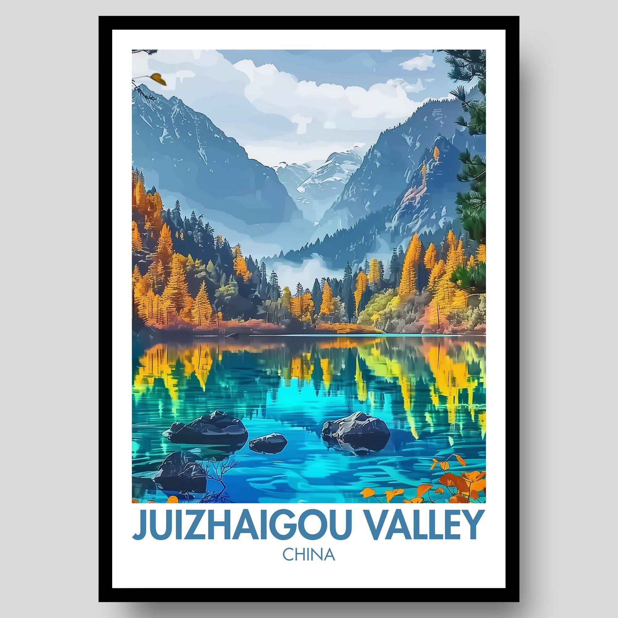 Juizhaigou Valley Poster