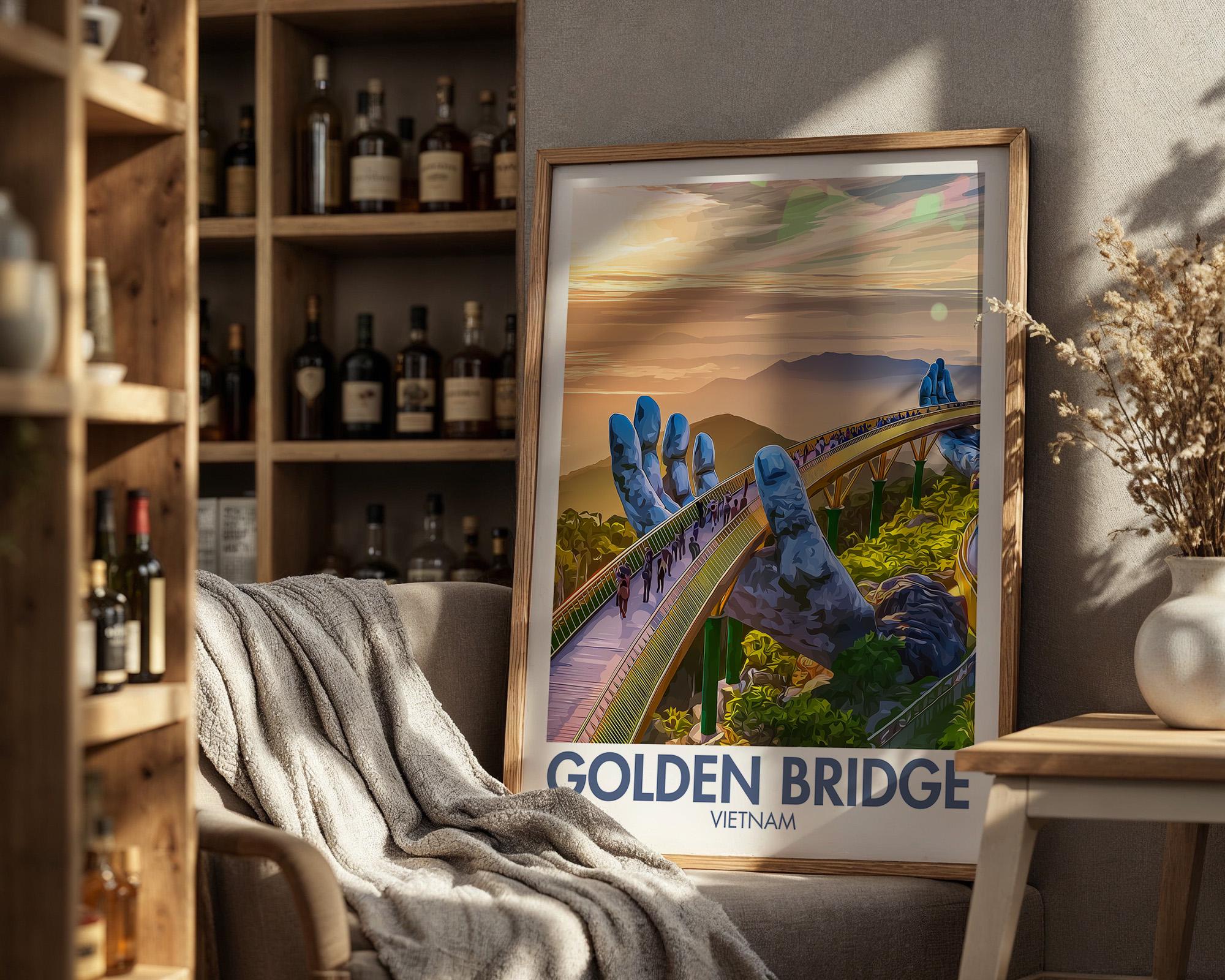 Golden Bridge Poster