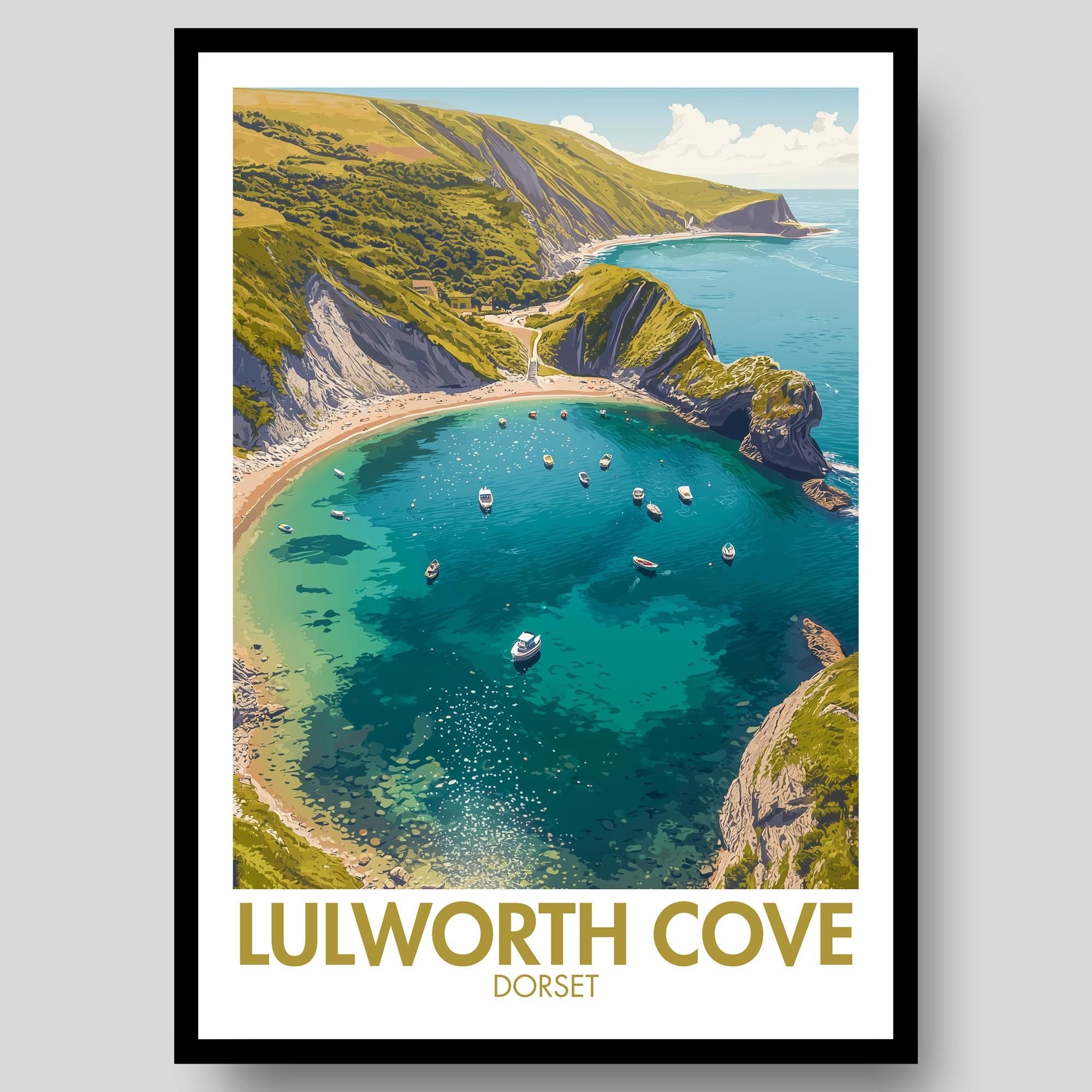 Lulworth Cove Poster