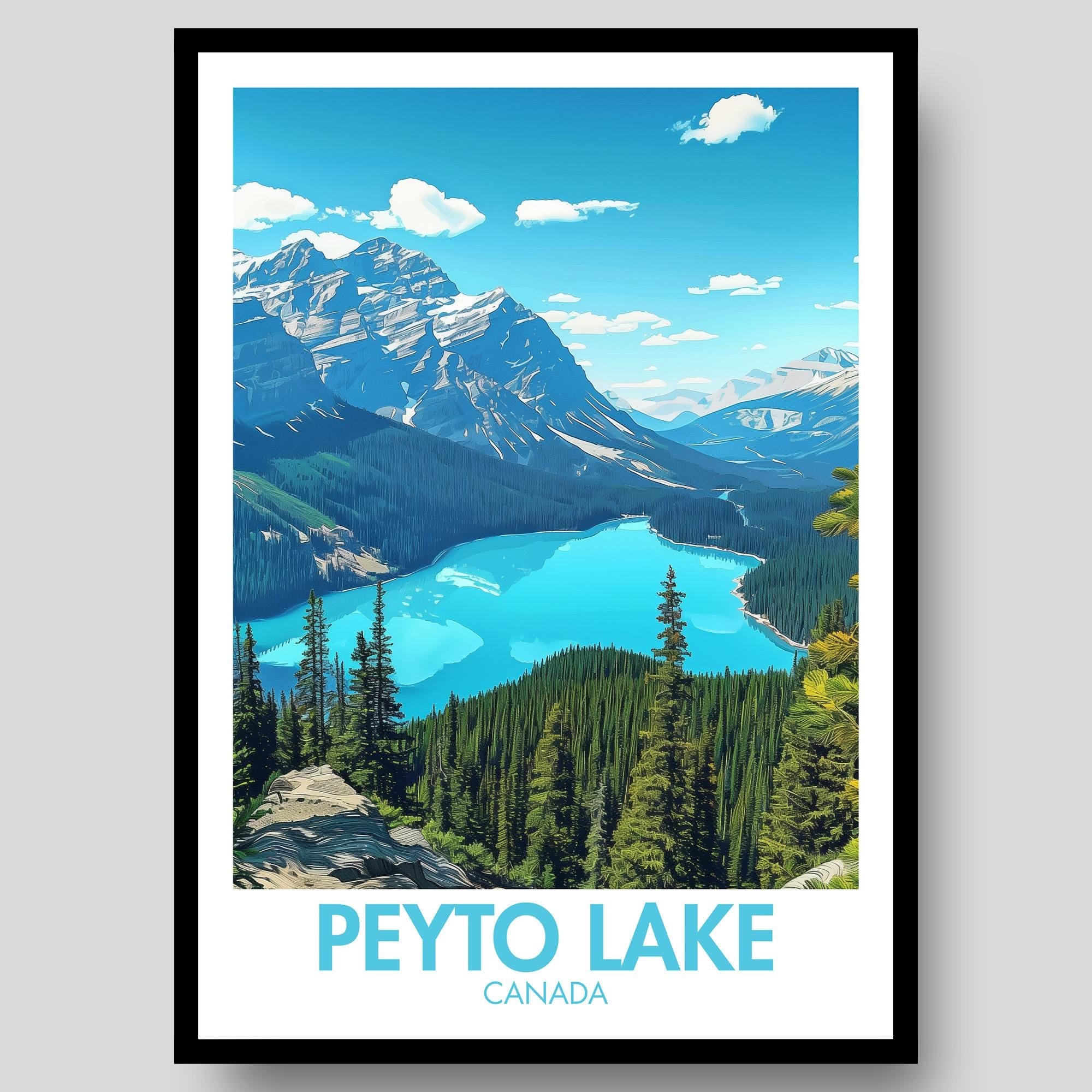 Peyto Lake Poster