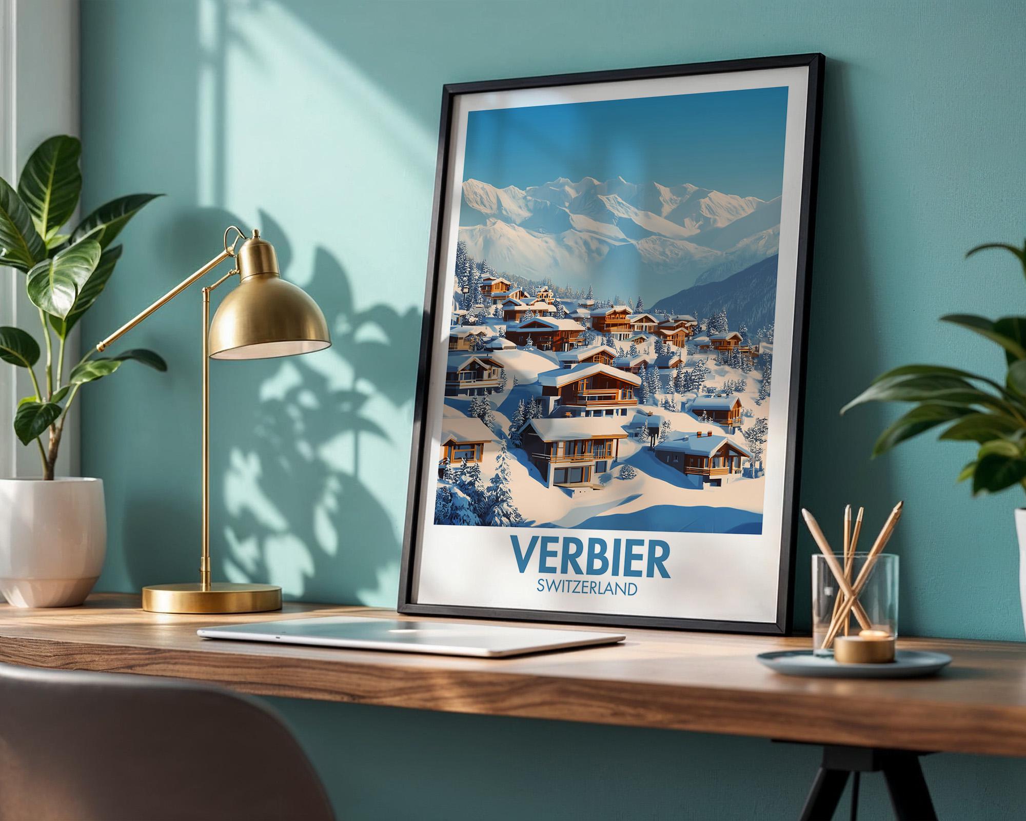 Verbier Ski Resort Poster