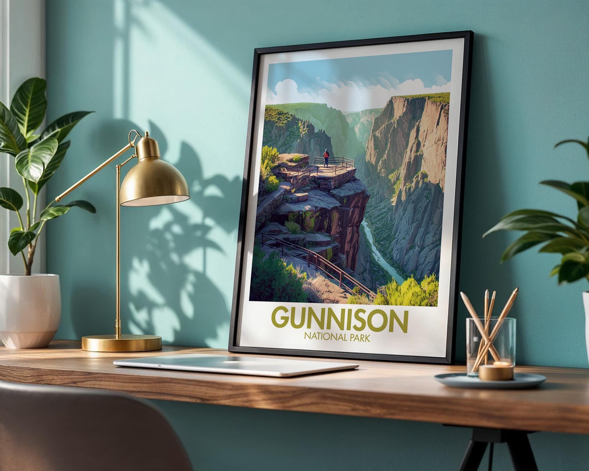Gunnison National Park Poster