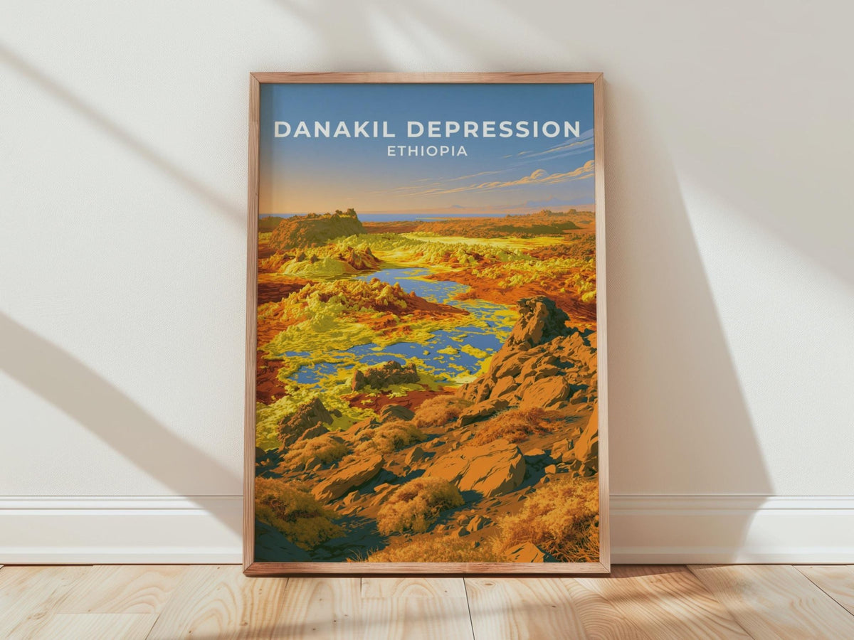 Danakil Depression Poster - WanderWall