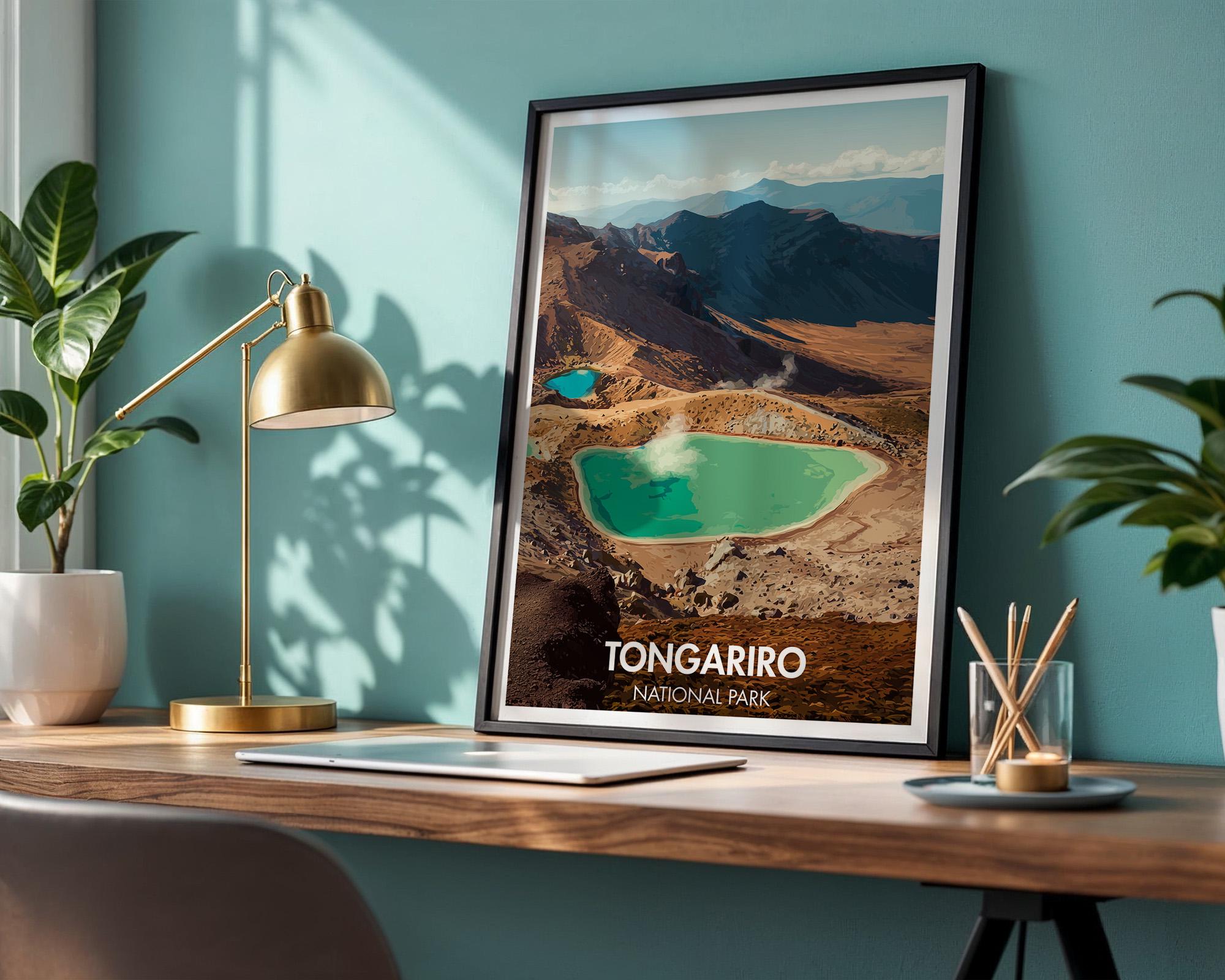Tongariro National Park Poster