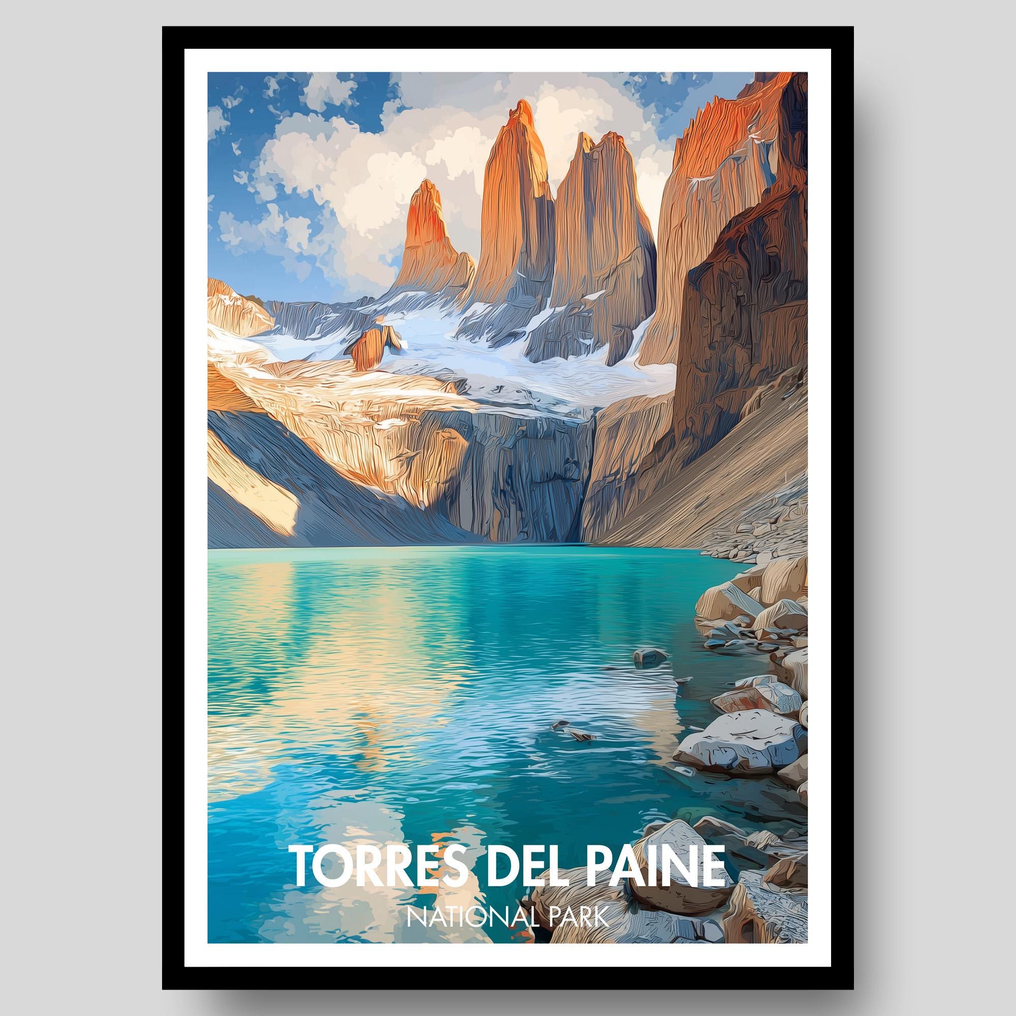 Torres Del Paine Poster