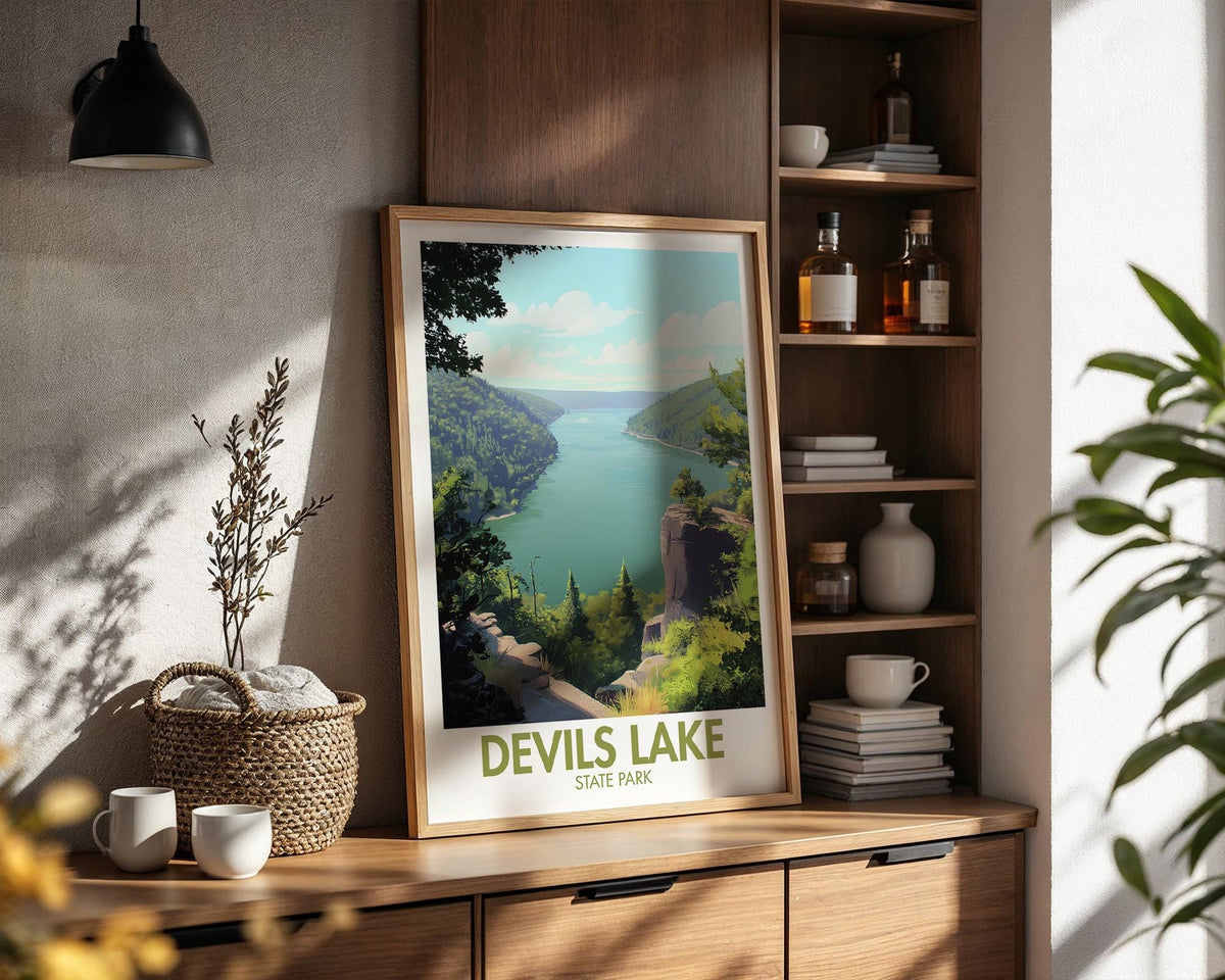Devils Lake Poster - WanderWall