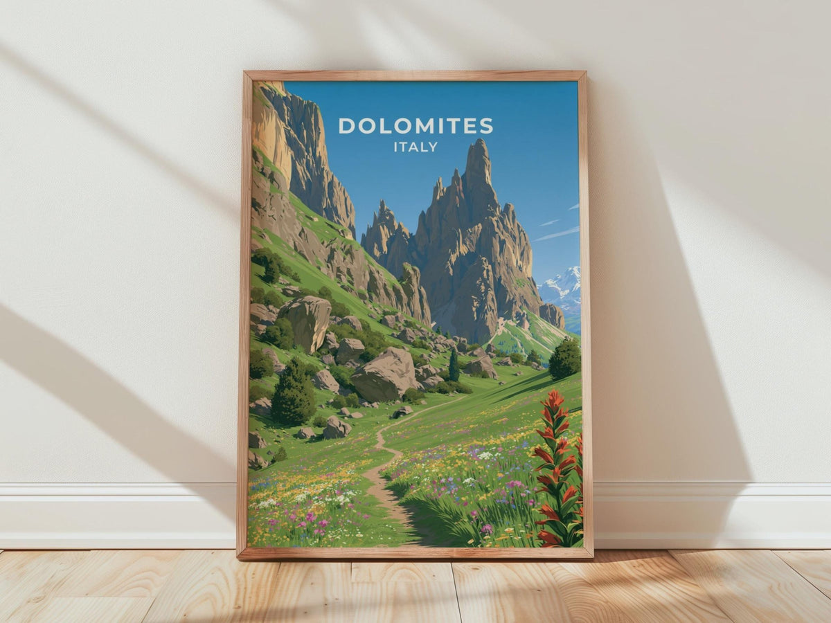 Dolomites Poster - WanderWall